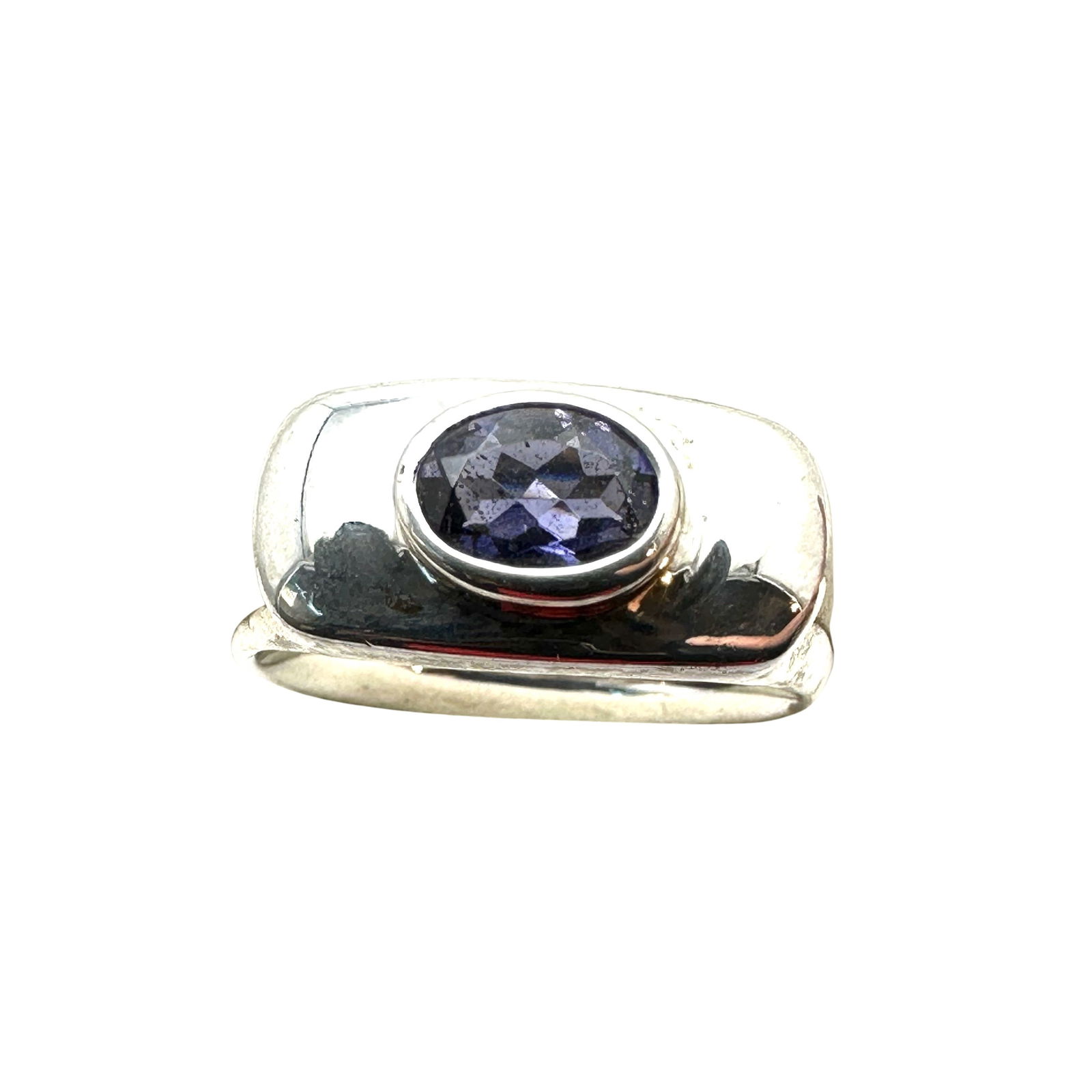 Joseph Esposito Purple Amethyst Gemstone Sterling Silver Ring Size 9 (1 of 2)
