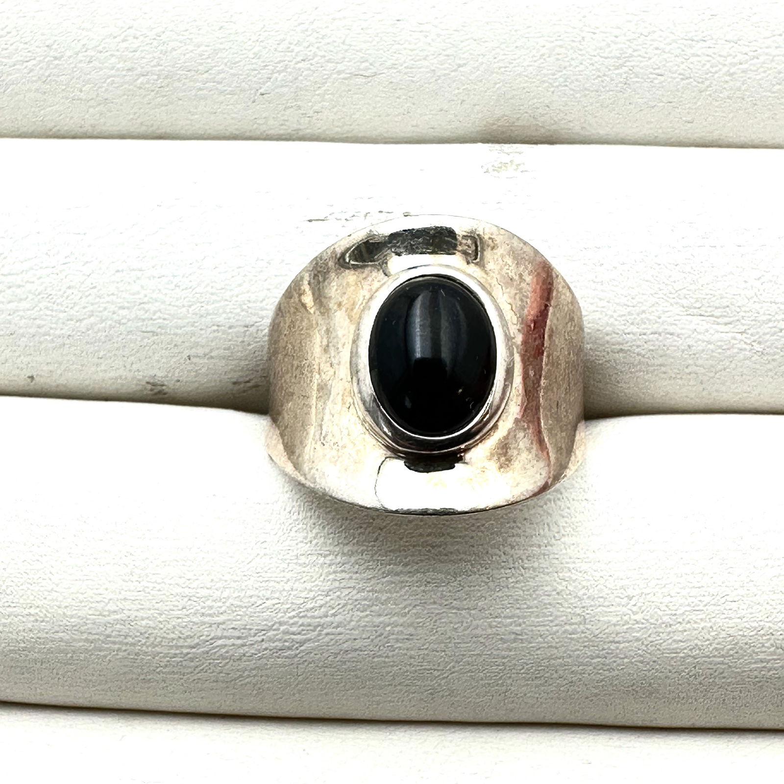 Joseph Esposito Black Onyx Sterling Silver Ring Size 9 (1 of 2)