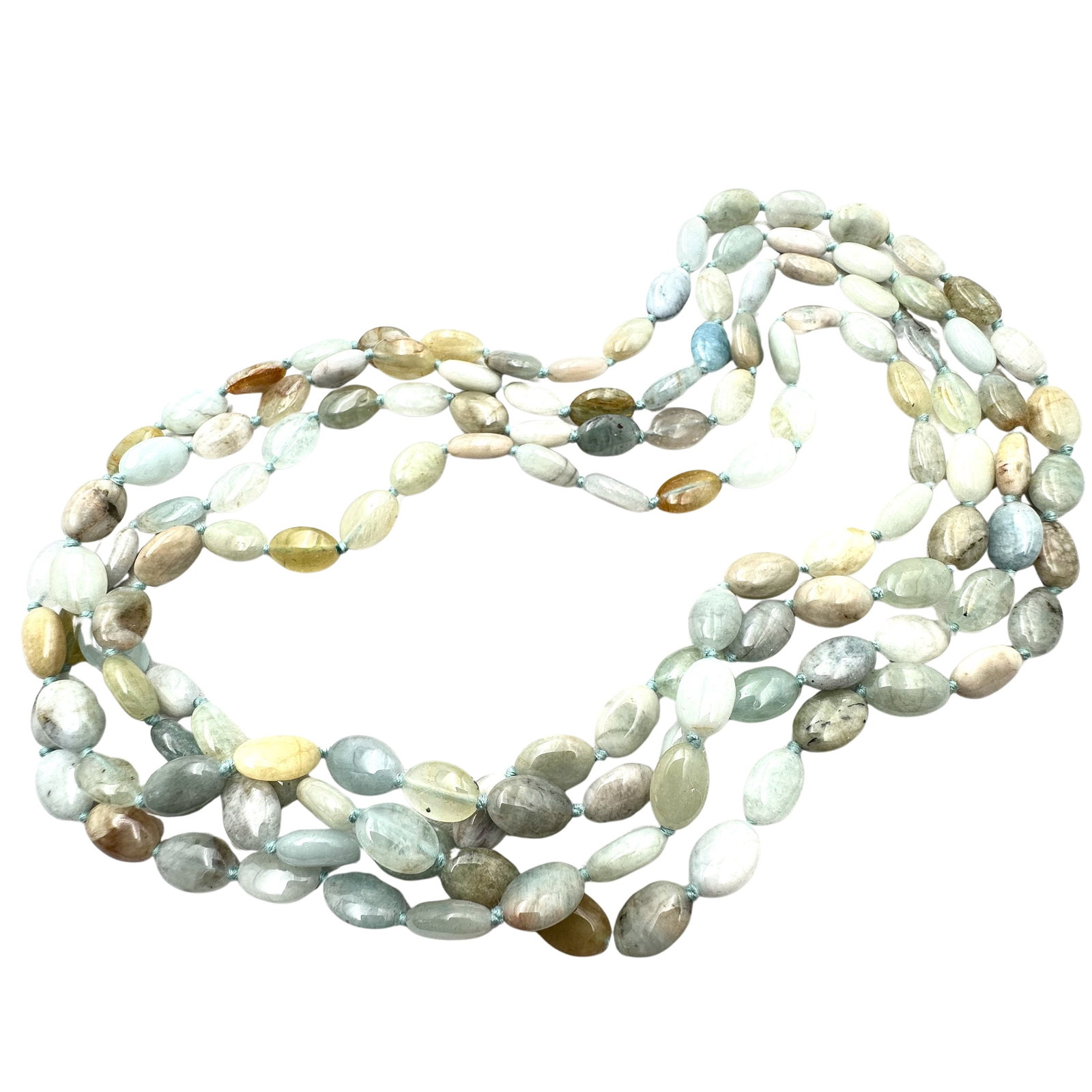 Jay King Mine Finds Green Gemstone Beads Long Length Strand 48 Inch: Jay King Mine Finds Green Gemstone Beads Long Length Strand 48 Inch
