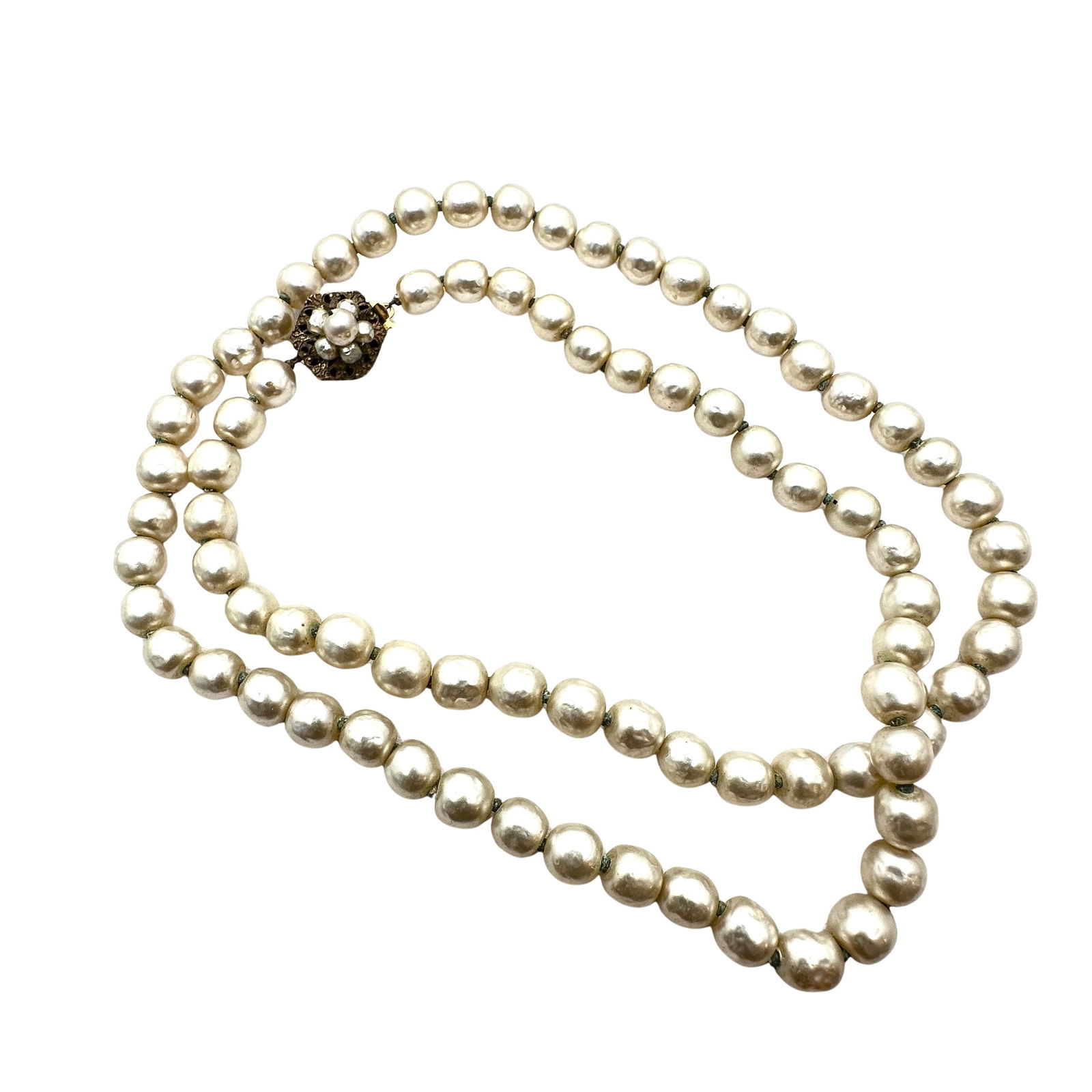 Vintage Givenchy Aurora Borealis Crystal Maltese Pendant Gold Tone Necklace 16 to 18 Inch: Vintage Givenchy Aurora Borealis Crystal Maltese Pendant Gold Tone Necklace 16 to 18 Inch