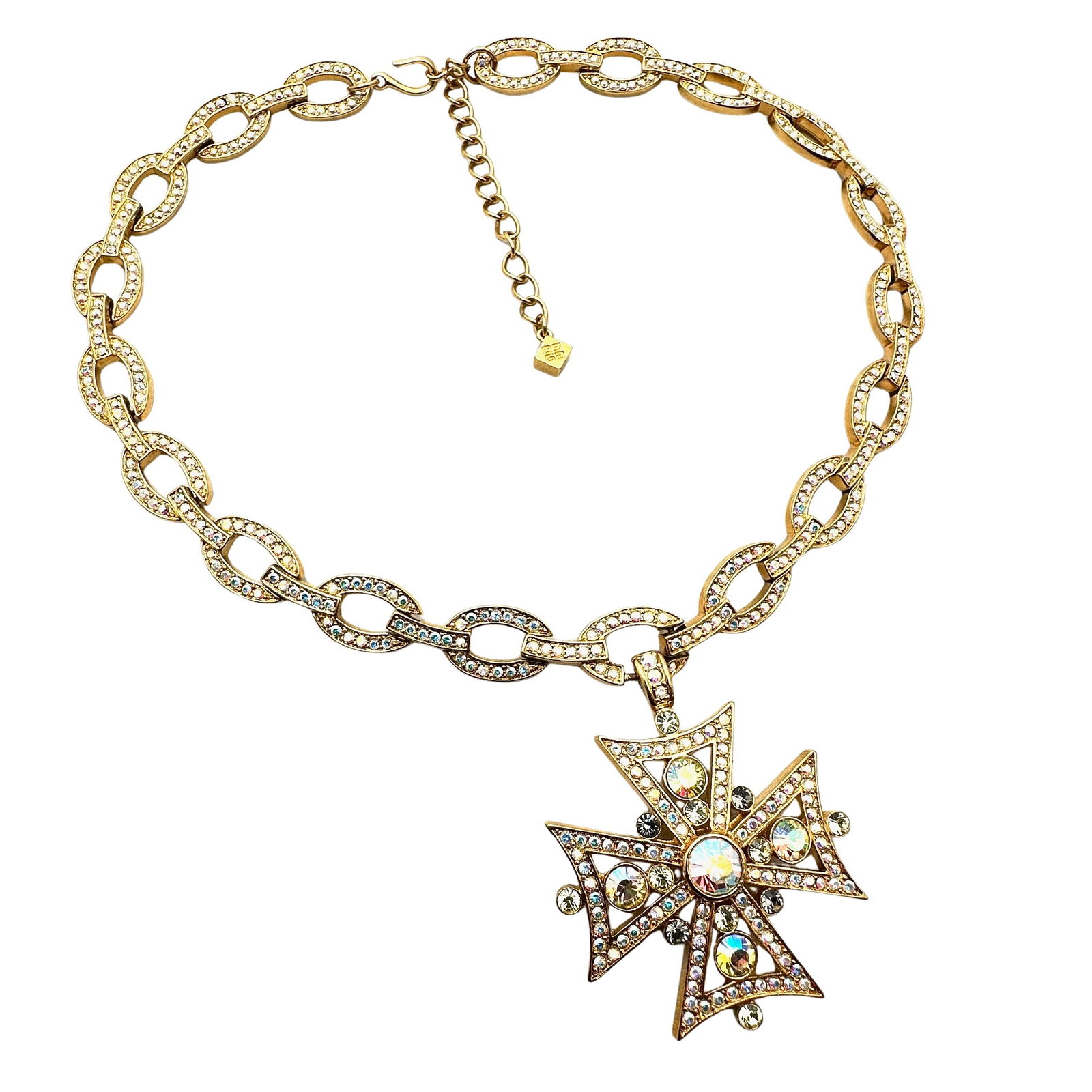 Vintage Miriam Haskell Glass Baroque Pearl Gold Tone Necklace 24 Inch: Vintage Miriam Haskell Glass Baroque Pearl Gold Tone Necklace 24 Inch