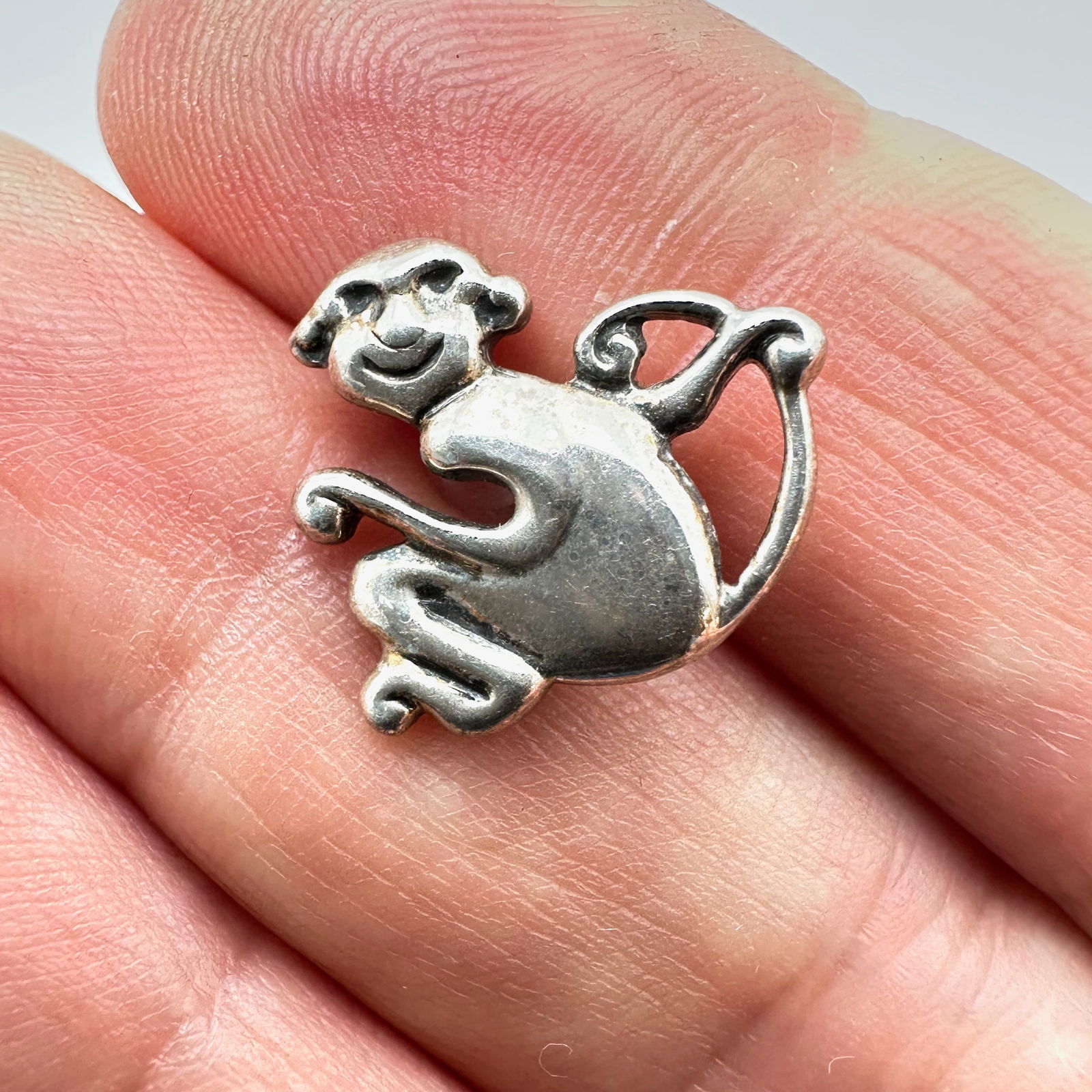 John Hardy Year of the Monkey Tie Tac or Pin Sterling Silver: John Hardy Year of the Monkey Tie Tac or Pin Sterling Silver