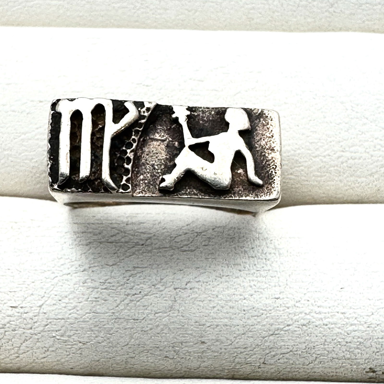 Chunky Heavy Scorpio Sterling Silver Ring Size 9.5 Weight 8 Grams (1 of 2)