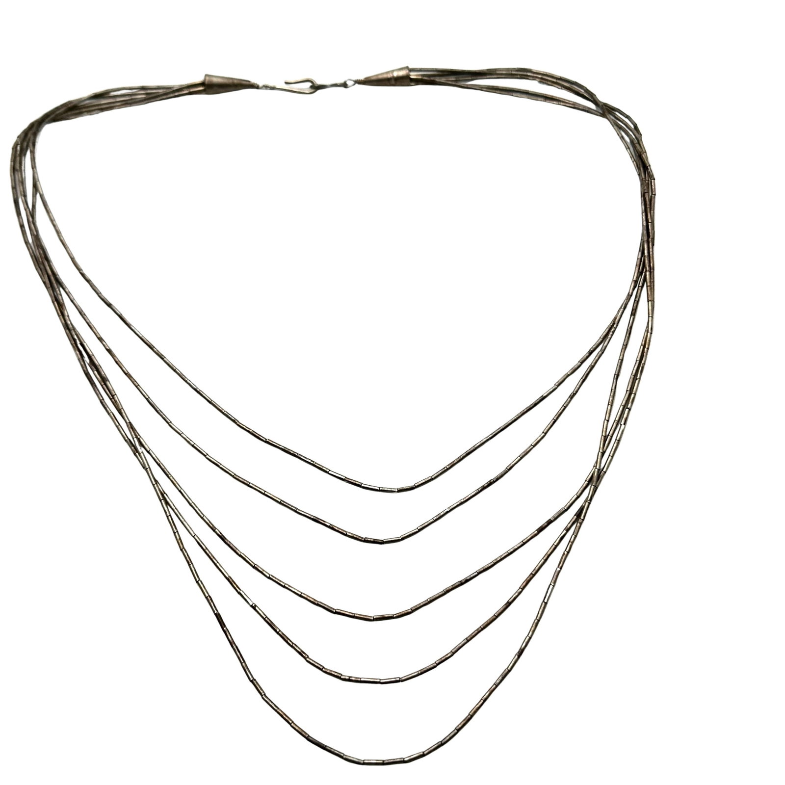 Black and Cream Large Pendant Sterling Silver Necklace 20 Inch Chain 31 Grams: Black and Cream Large Pendant Sterling Silver Necklace 20 Inch Chain 31 Grams