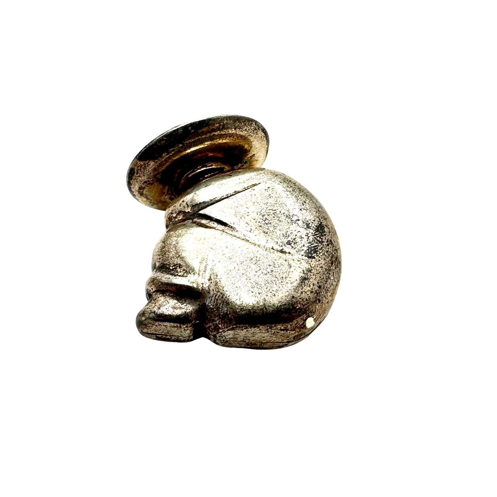 Vintage Mexico Sterling Silver Perfume Bottle Man with Sombrero Design 10.6 Grams (1 of 2)