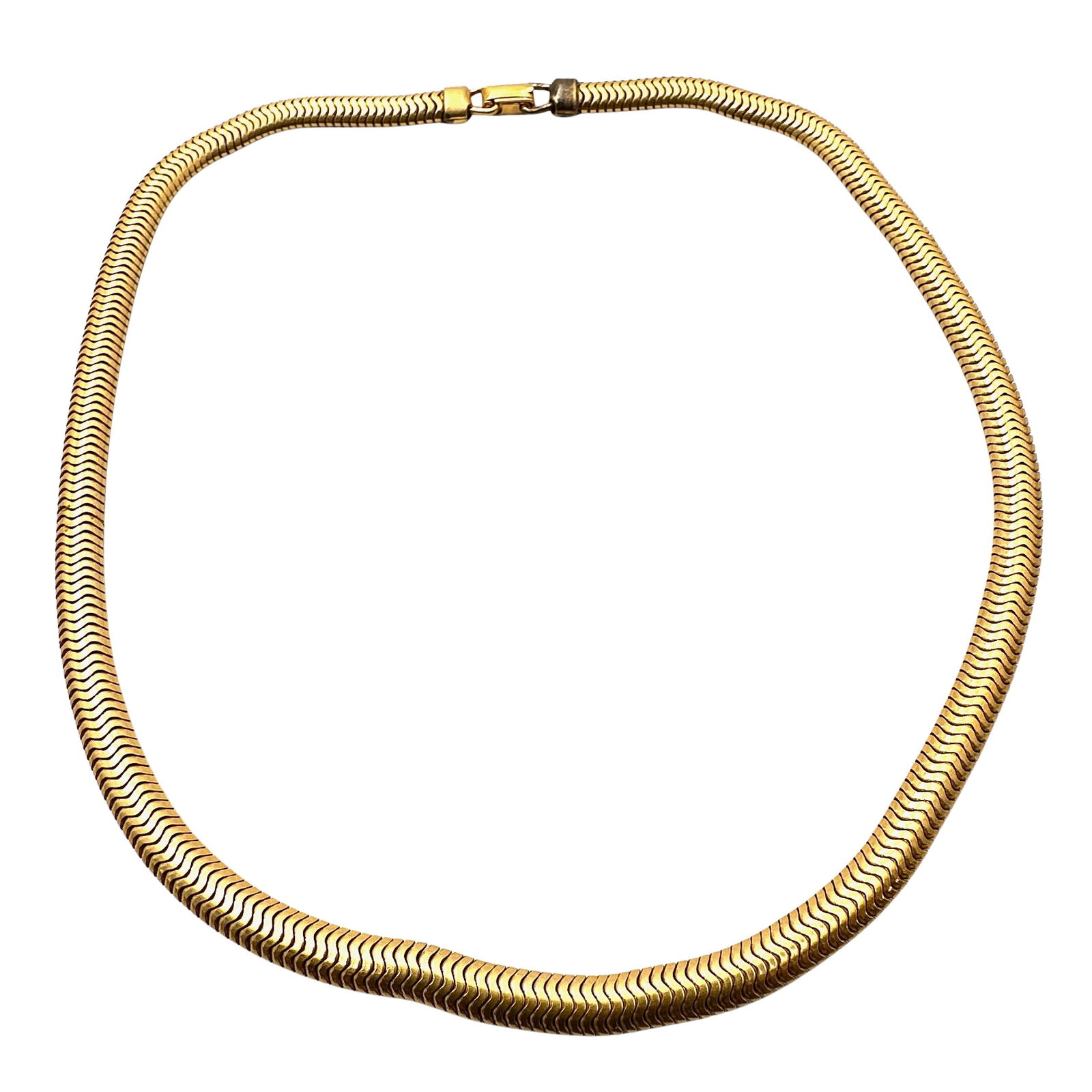 Vintage Yellow Gold Filled Heavy Omega Type Chain Petite Size 14 Inch: Vintage Yellow Gold Filled Heavy Omega Type Chain Petite Size 14 Inch