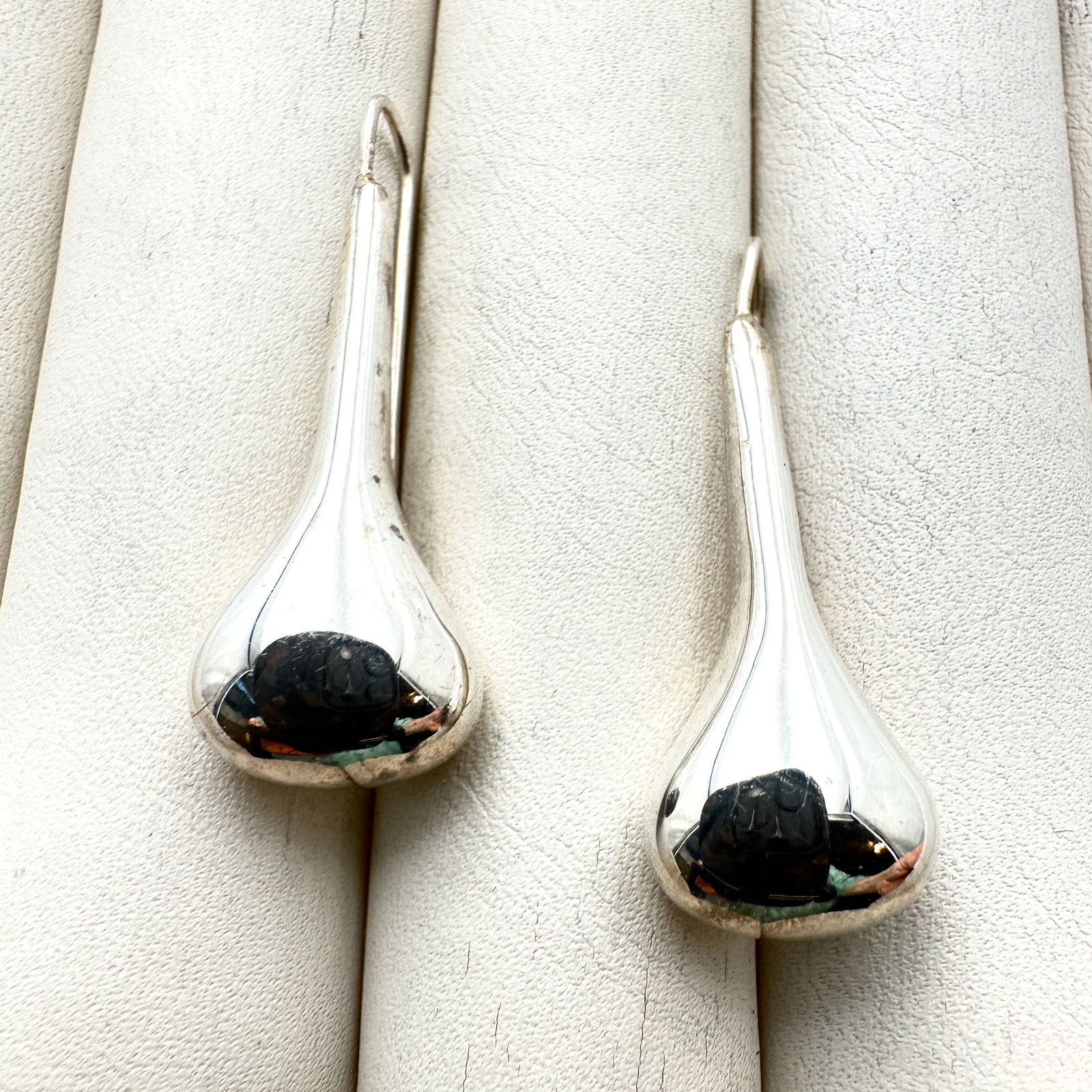 Teardrop Chandelier Sterling Silver Pierced Earrings 1.5 Inch: Teardrop Chandelier Sterling Silver Pierced Earrings 1.5 Inch