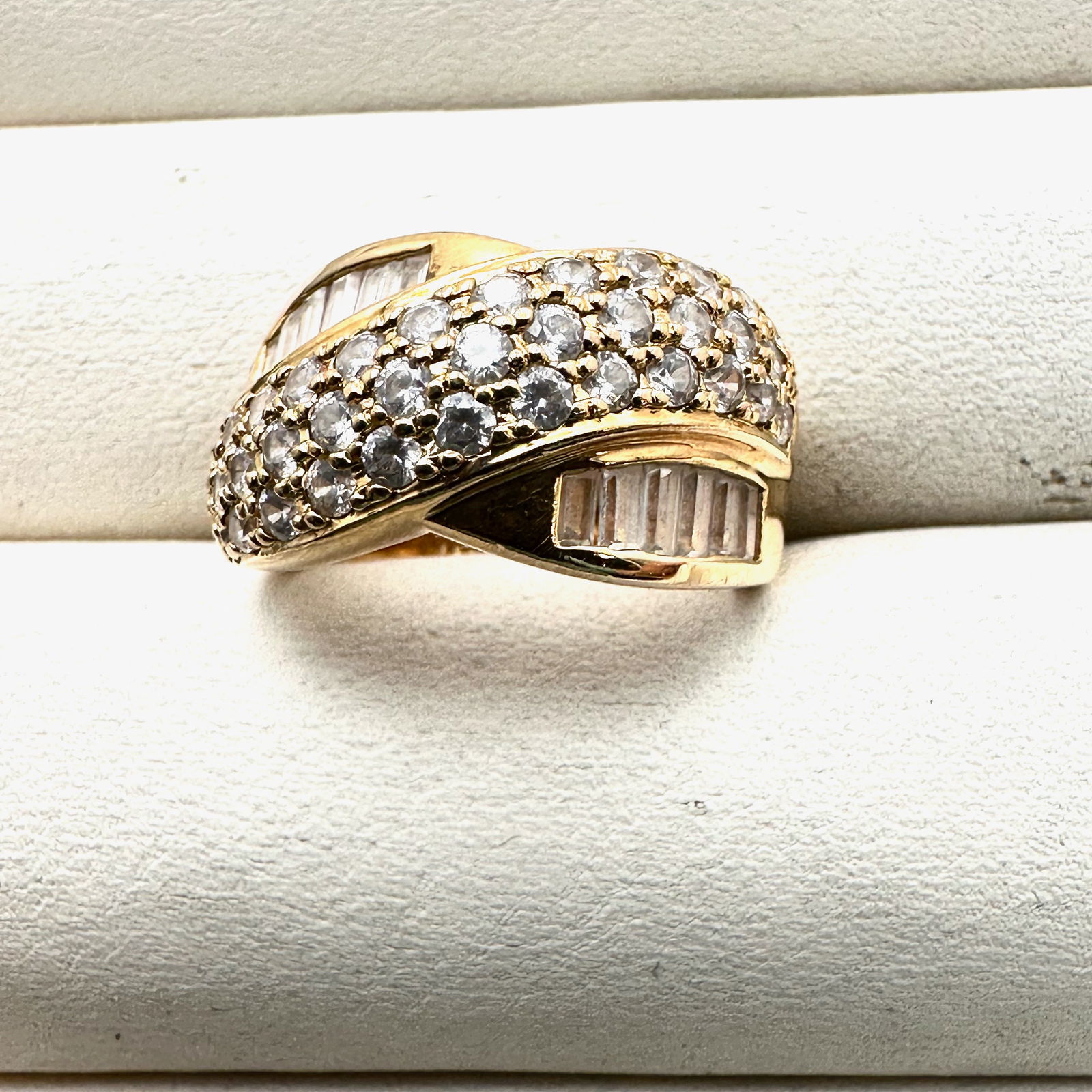 Ross Simons Gold Over Sterling Silver Ring Size 7 Pristine Condition (1 of 2)