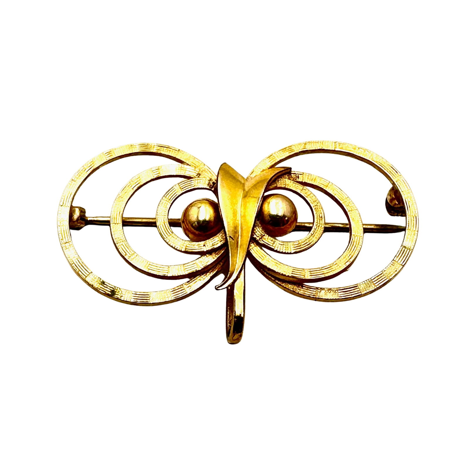 Antique Gold Filled Pocket Watch Pin Brooch 1.75 Inch: Antique Gold Filled Pocket Watch Pin Brooch 1.75 Inch