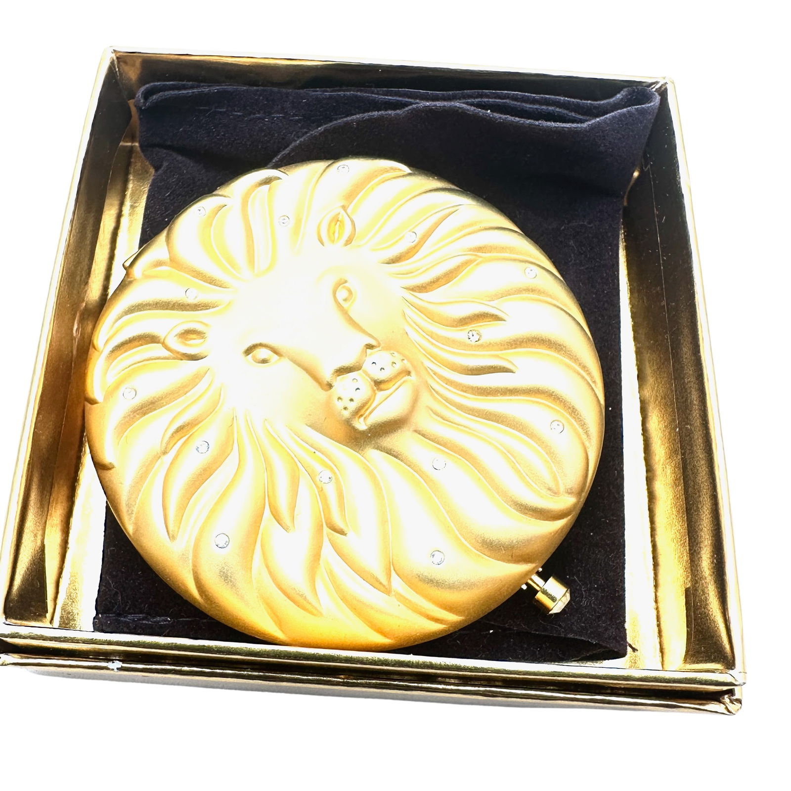 Vintage Estee Lauder Golden Leo Compact Pressed Powder In original Box (1 of 3)