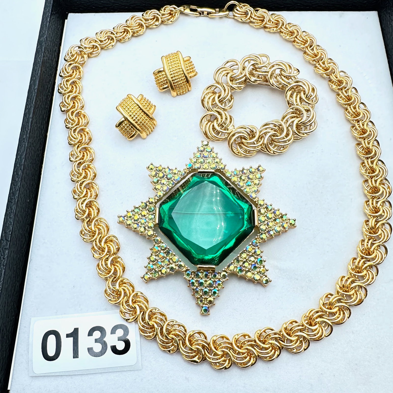 Jewelry Group Lot Vintage Napier Gold Tone Love Not Necklace Brooch Pierced Earrings Rhinestone: Jewelry Group Lot Vintage Napier Gold Tone Love Not Necklace Brooch Pierced Earrings Rhinestone Brooch Pin