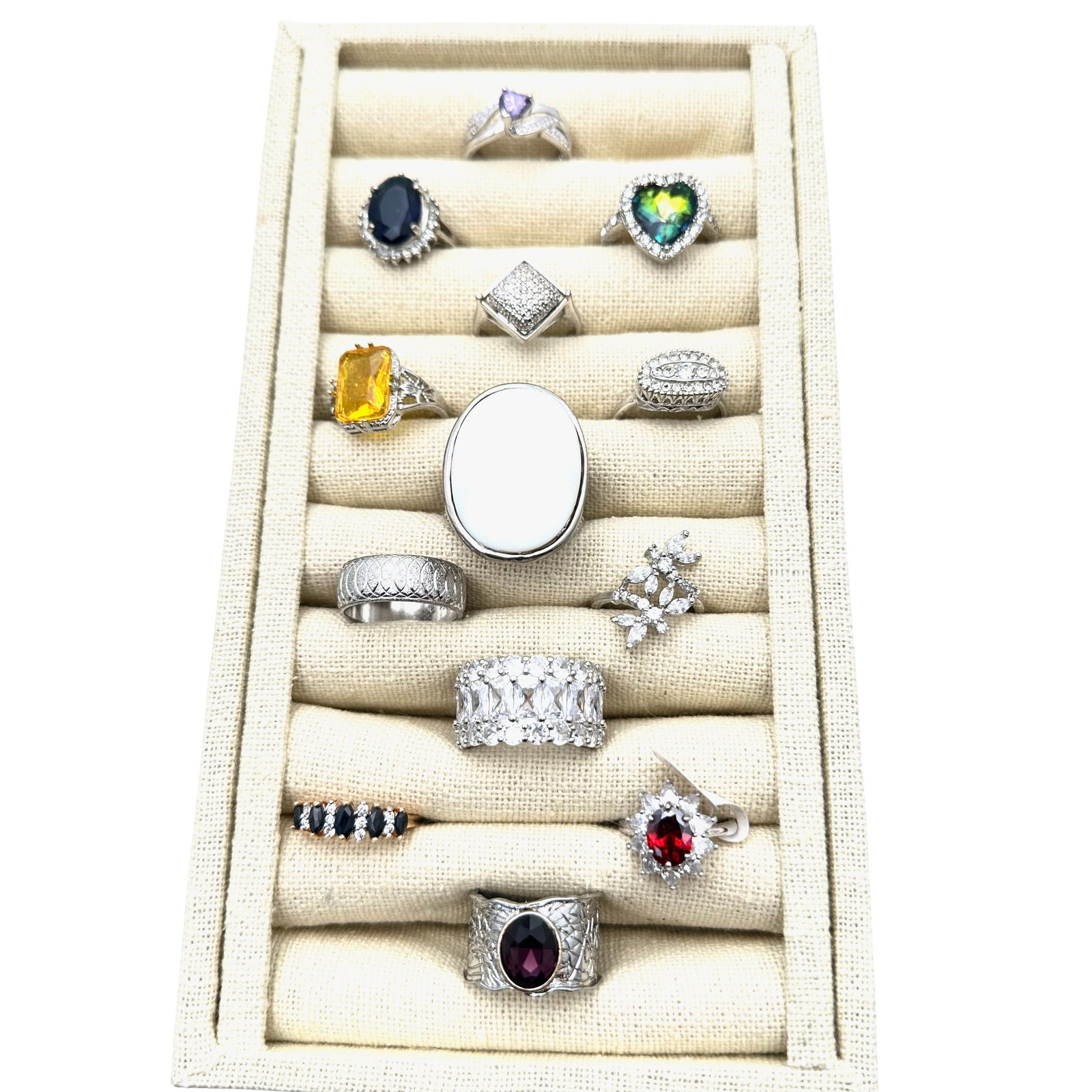 Vintage Costume Ring Lot Variety of Sizes: Vintage Costume Ring Lot Variety of Sizes