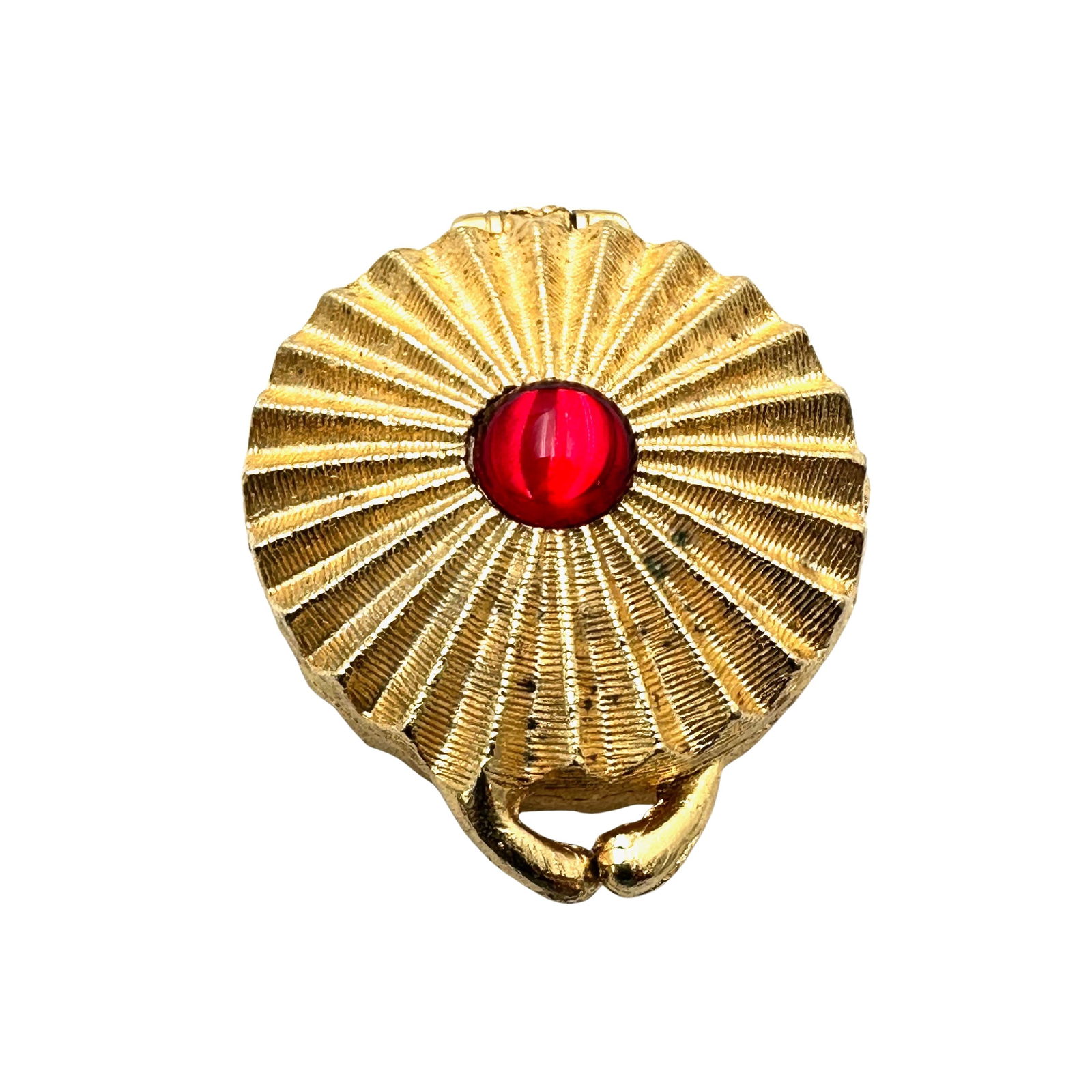 Vintage Solid Perfume Pendant Chantilly Nougant New York Paris Gold Tone (1 of 2)