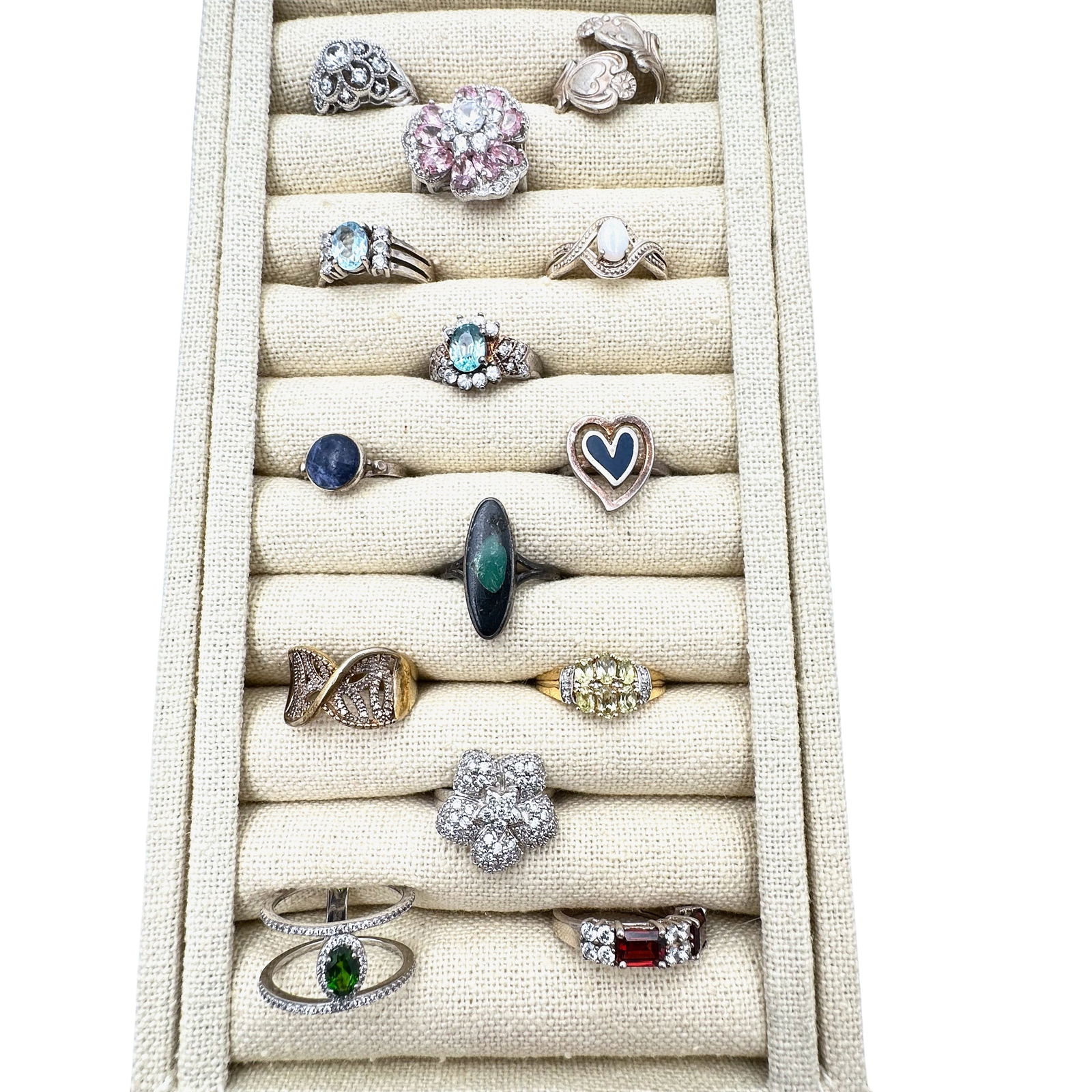 Jewelry Group Lot Sterling Silver Rings Variety of Sizes 61 Grams: Jewelry Group Lot Sterling Silver Rings Variety of Sizes 61 Grams