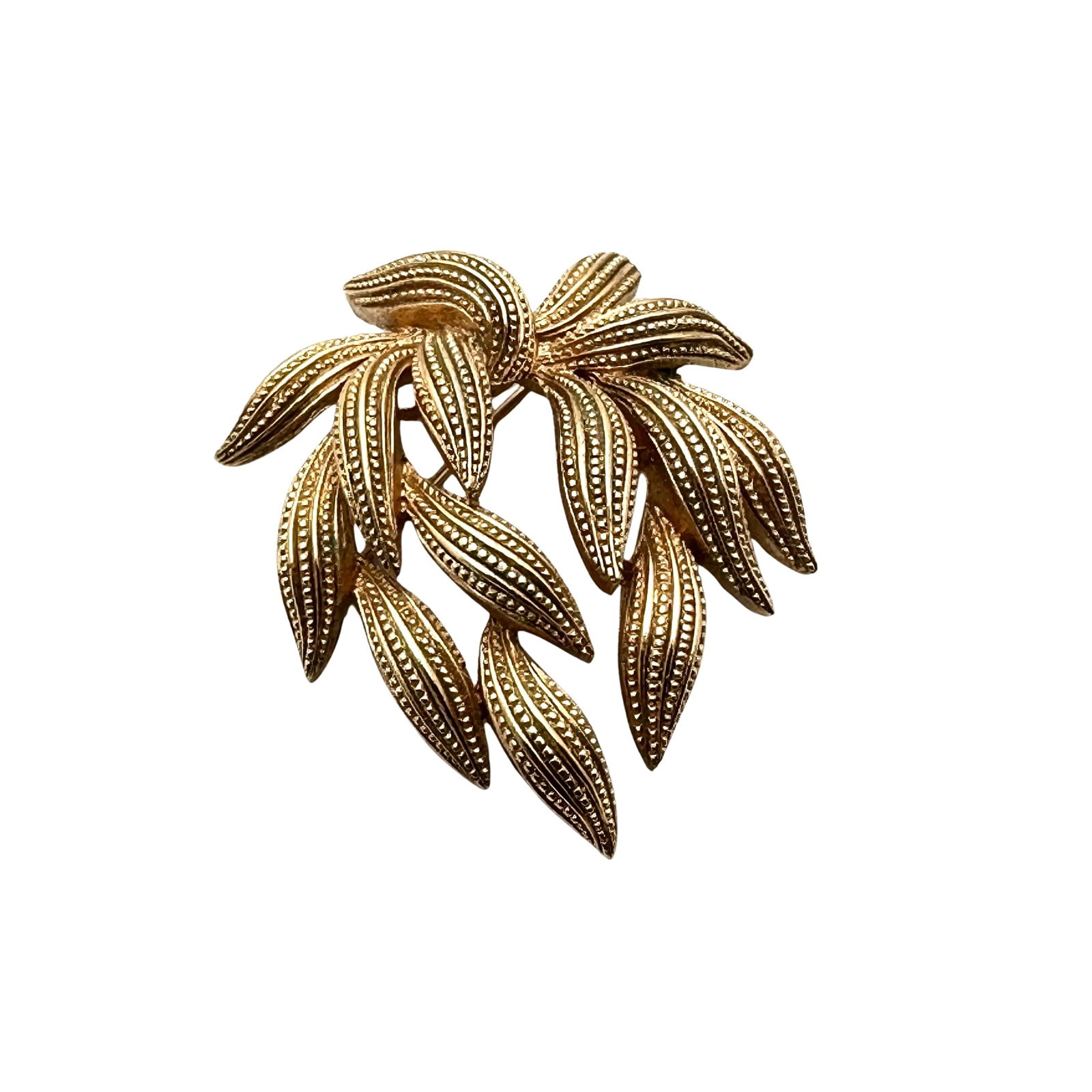 Vintage Trifari Gold Tone Brooch Pin 2 Inch (1 of 2)