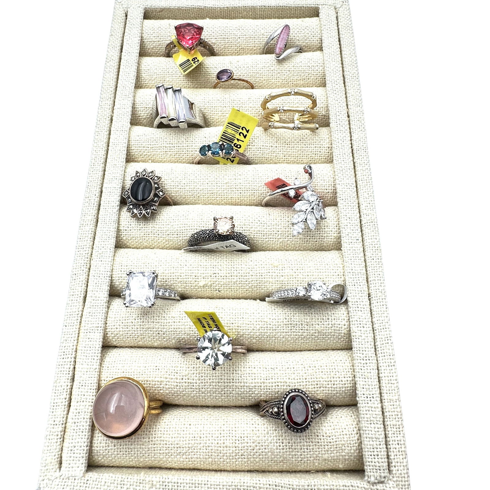 Jewelry Group of Sterling Silver Rings Variety of Sizes 61 Grams (1 of 2)