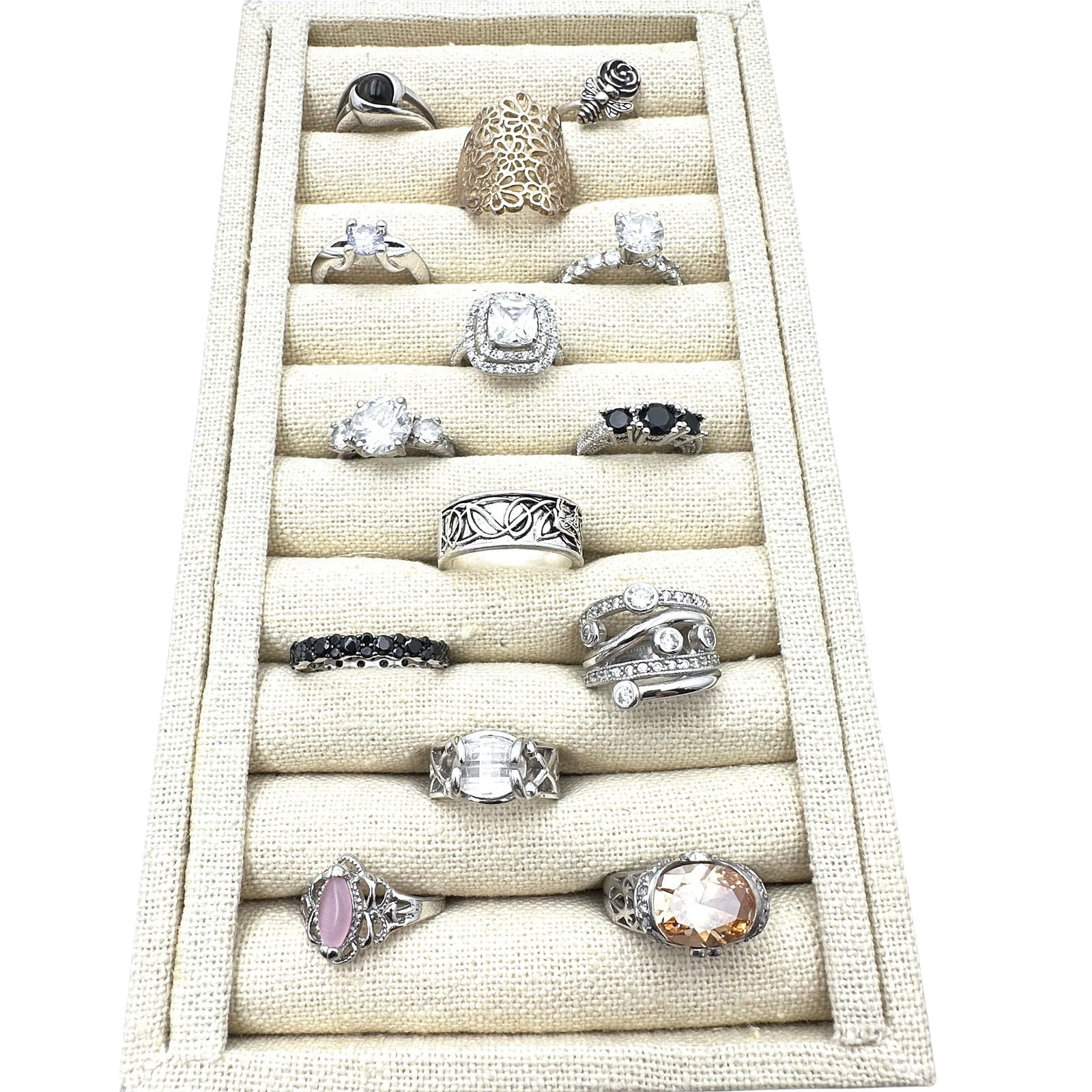 Jewelry Group of Costume Rings Variety of Sizes (1 of 2)