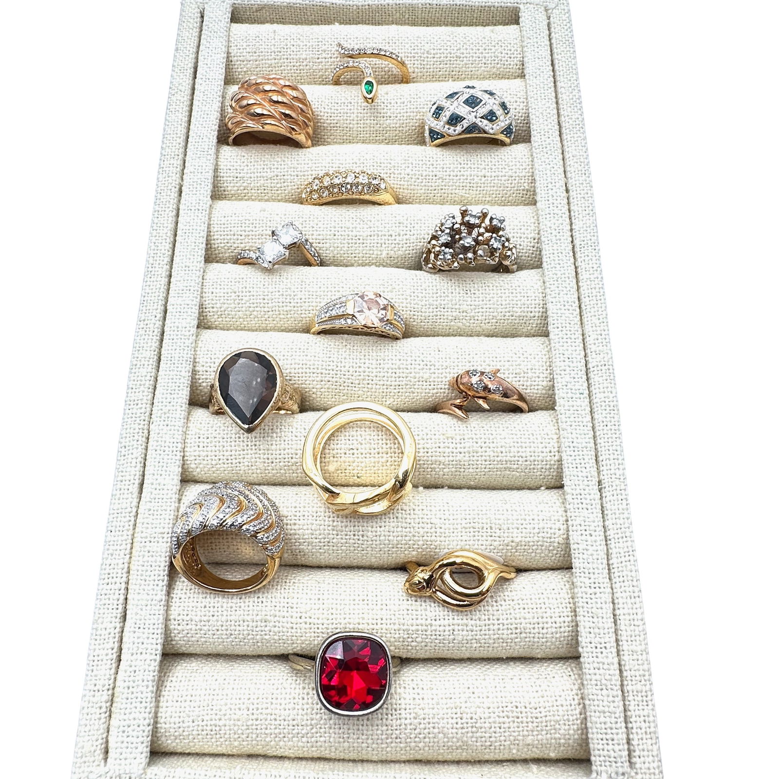 Jewelry Group of Costume Rings Variety of Sizes (1 of 2)