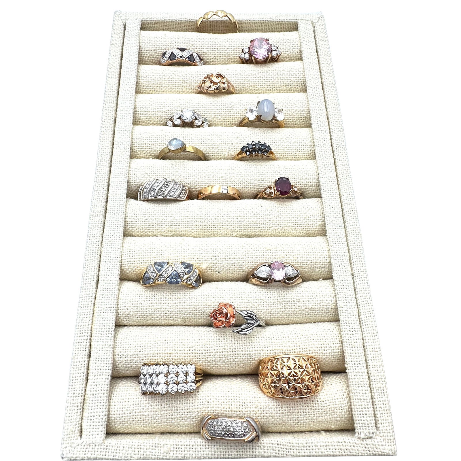 Jewelry Group of Costume Rings Variety of Sizes (1 of 2)