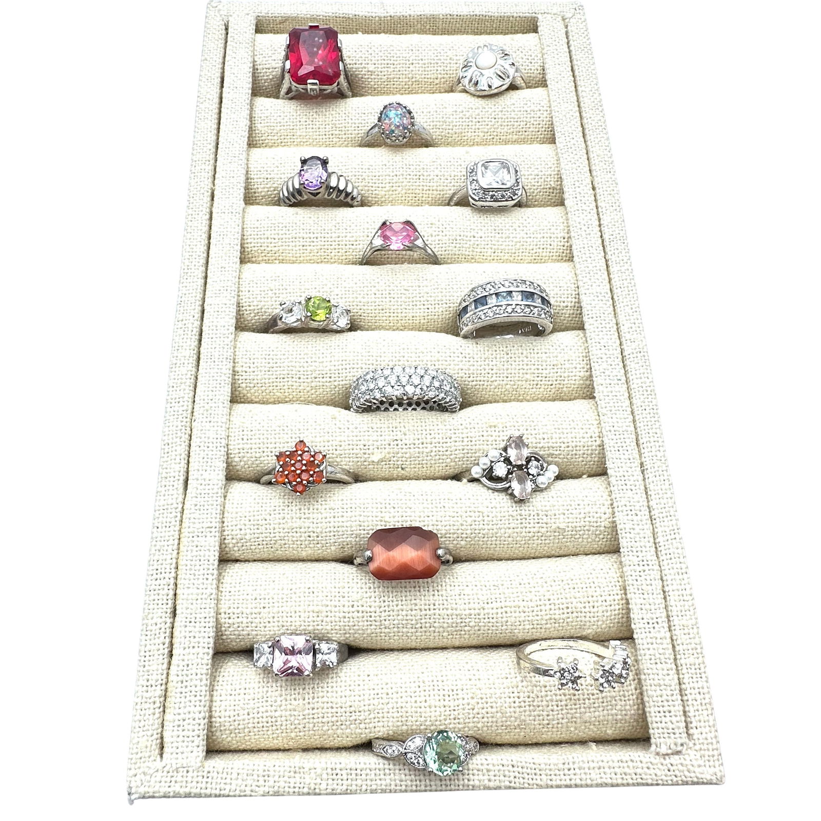 Jewelry Group of Costume Rings Variety of Sizes (1 of 2)