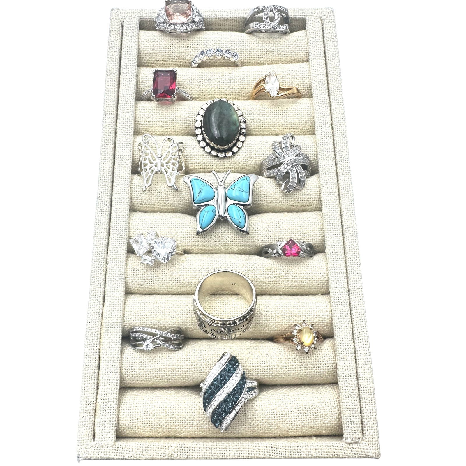 Jewelry Group of Costume Rings Variety of Sizes (1 of 2)