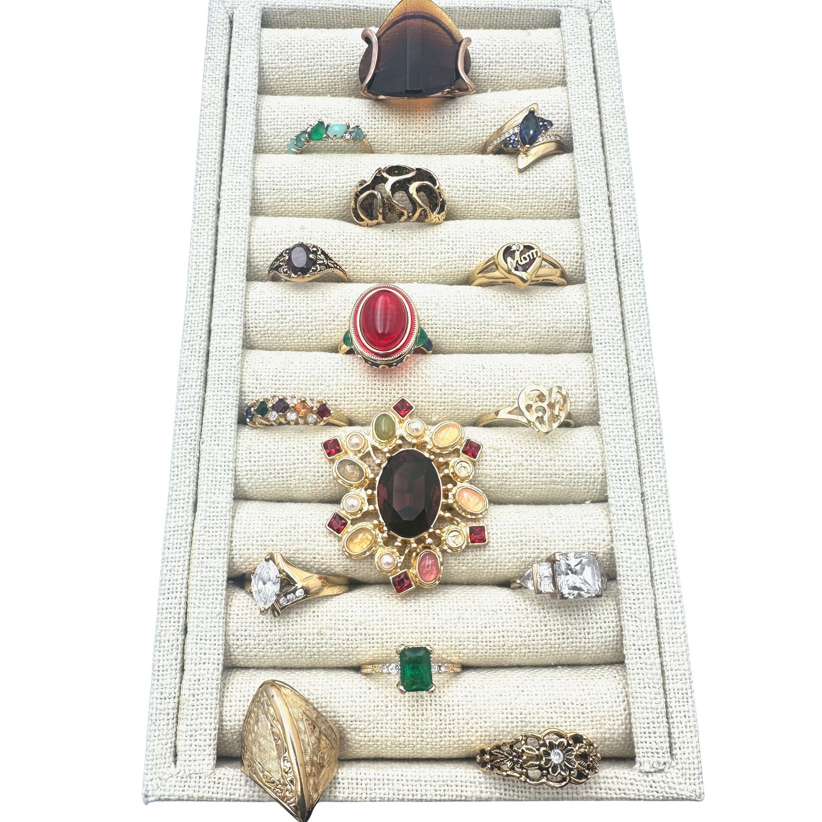 Jewelry Group of Costume Rings Variety of Sizes (1 of 2)