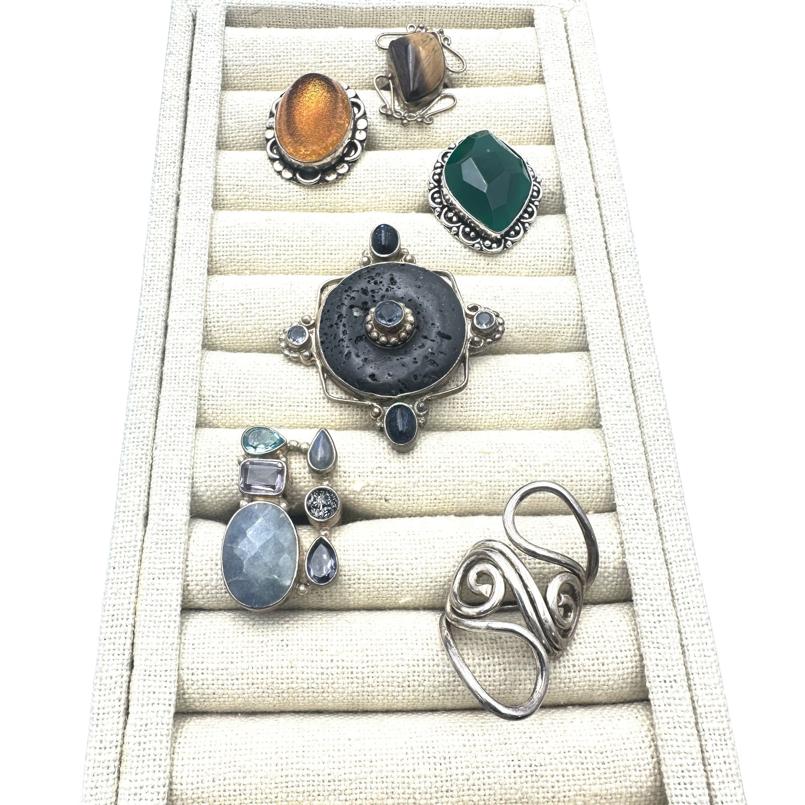 Jewelry Group of Costume Rings Variety of Sizes (1 of 2)