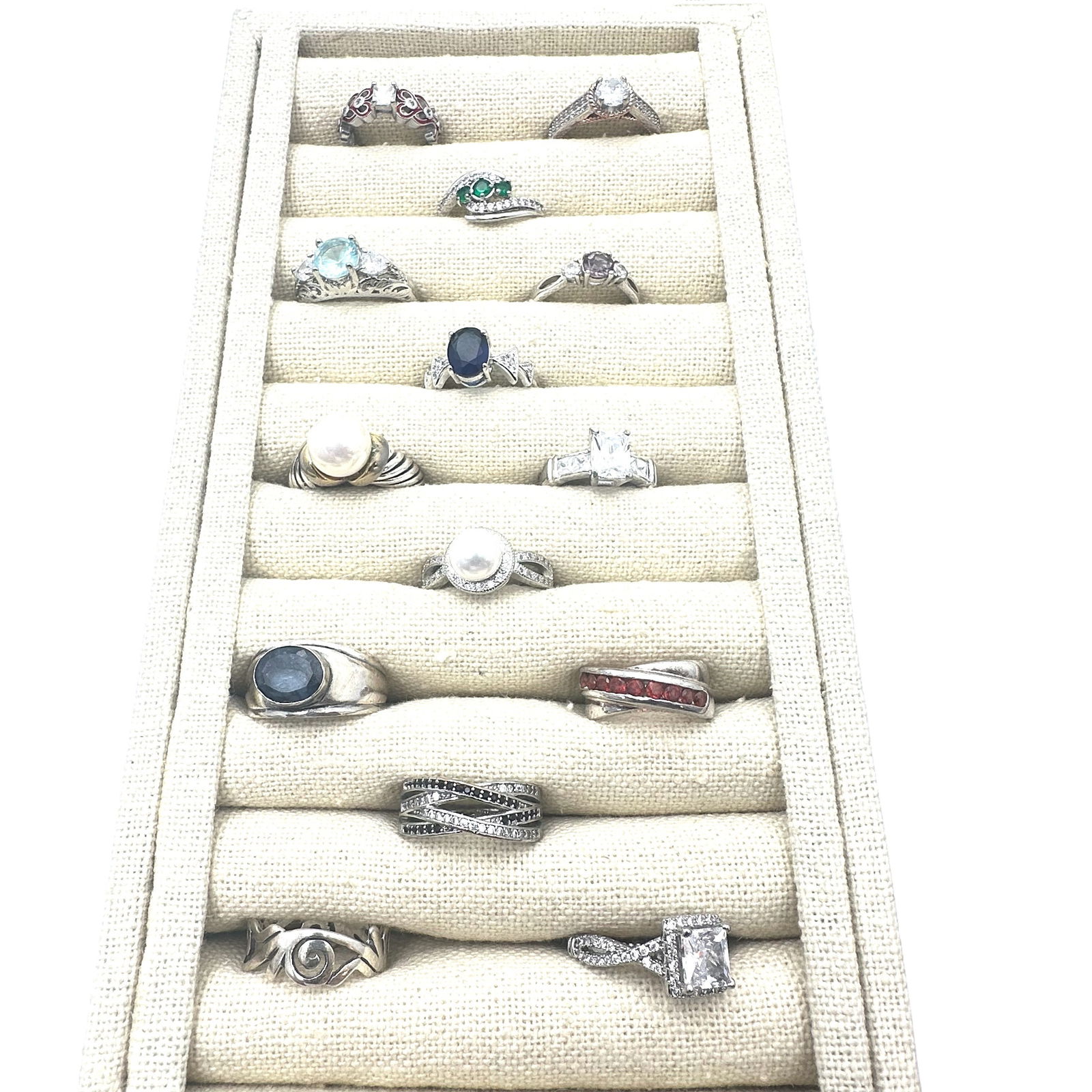 Jewelry Group of Costume Rings Variety of Sizes (1 of 2)