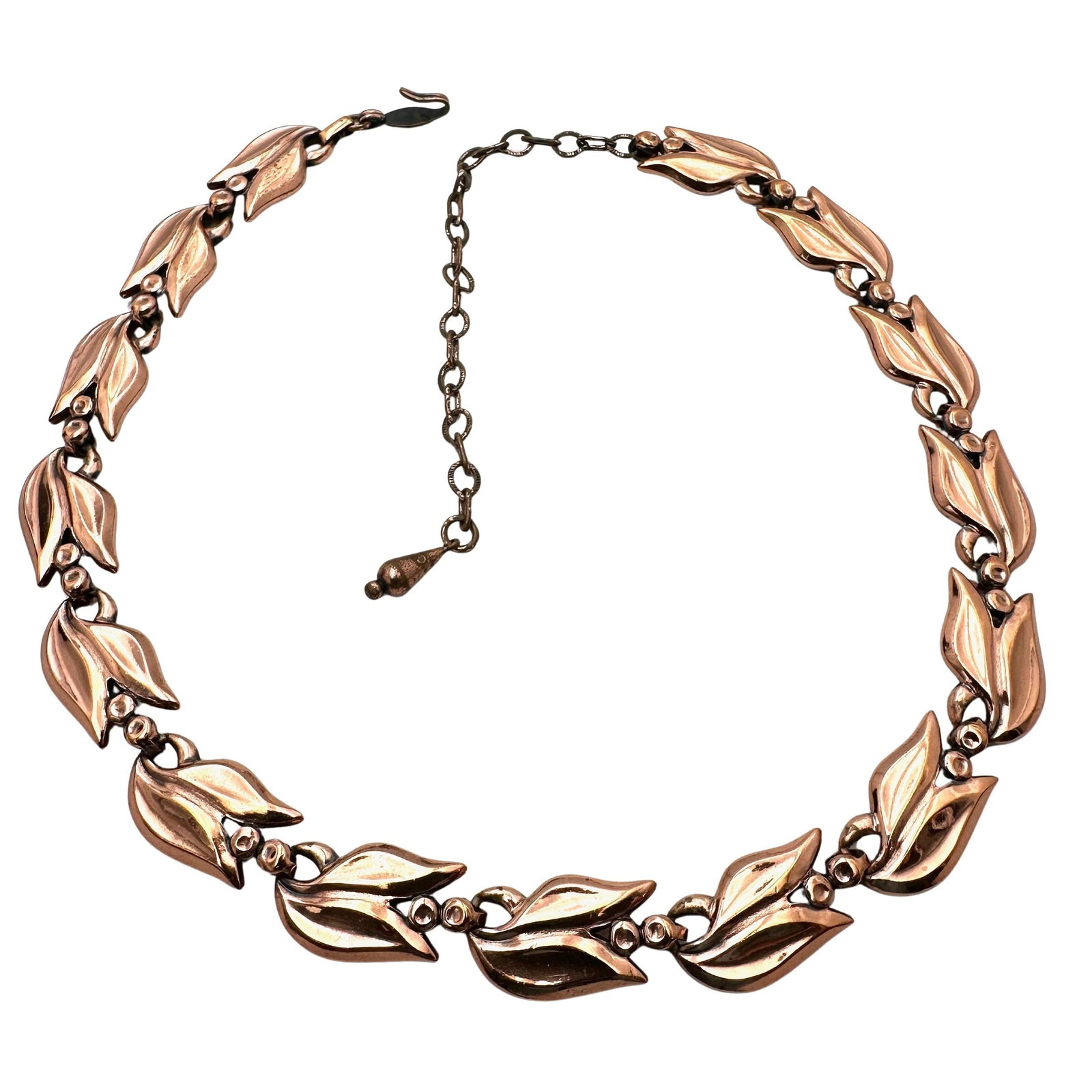Vintage Renoir Mid Century Modern Copper Necklace 17 Inch: Vintage Renoir Mid Century Modern Copper Necklace 17 Inch