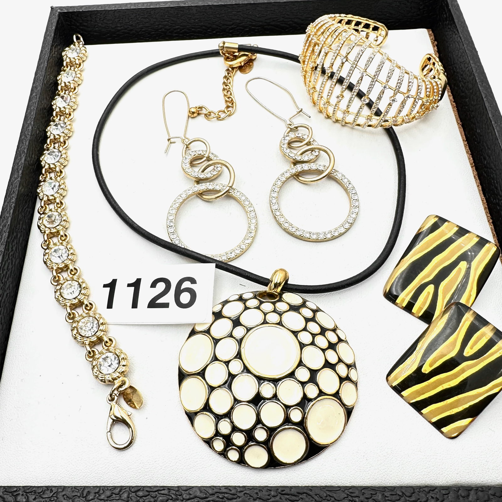 Vintage Jewelry Group Joan Rivers Necklace Crystal Bracelet Earrings and More (1 of 2)