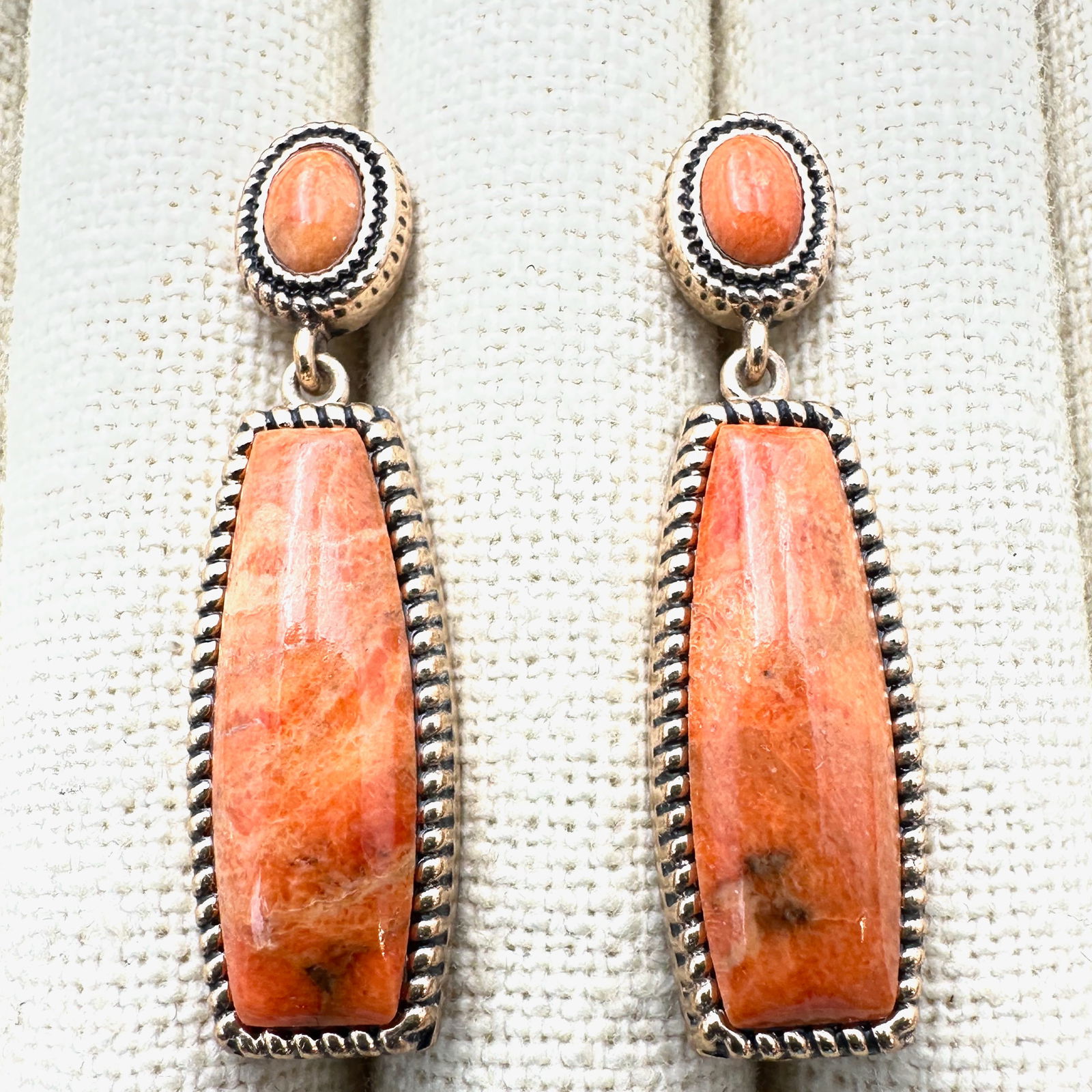 Barse Spiney Oyster Bronze Pierced Earrings 1.5 Inch: Barse Spiney Oyster Bronze Pierced Earrings 1.5 Inch