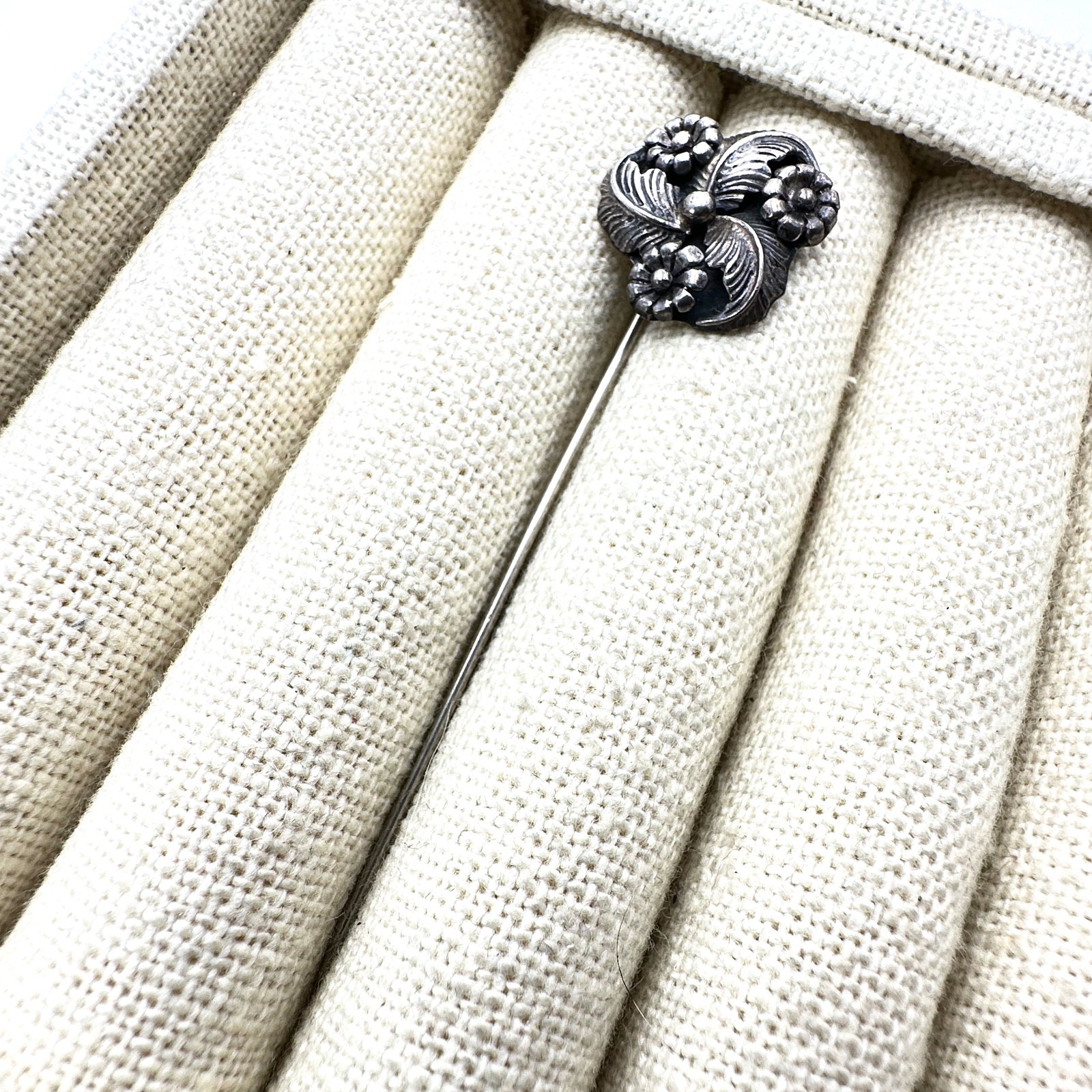 Vintage Native American Hallmarked B Stick Pin 2.5 Inch: Vintage Native American Hallmarked B Stick Pin 2.5 Inch