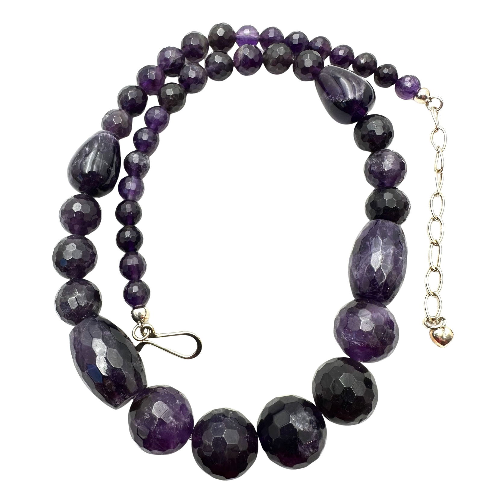 Jay King Mine Finds Amethyst Gemstone Bead Necklace 18 to 20 Inches (1 of 2)