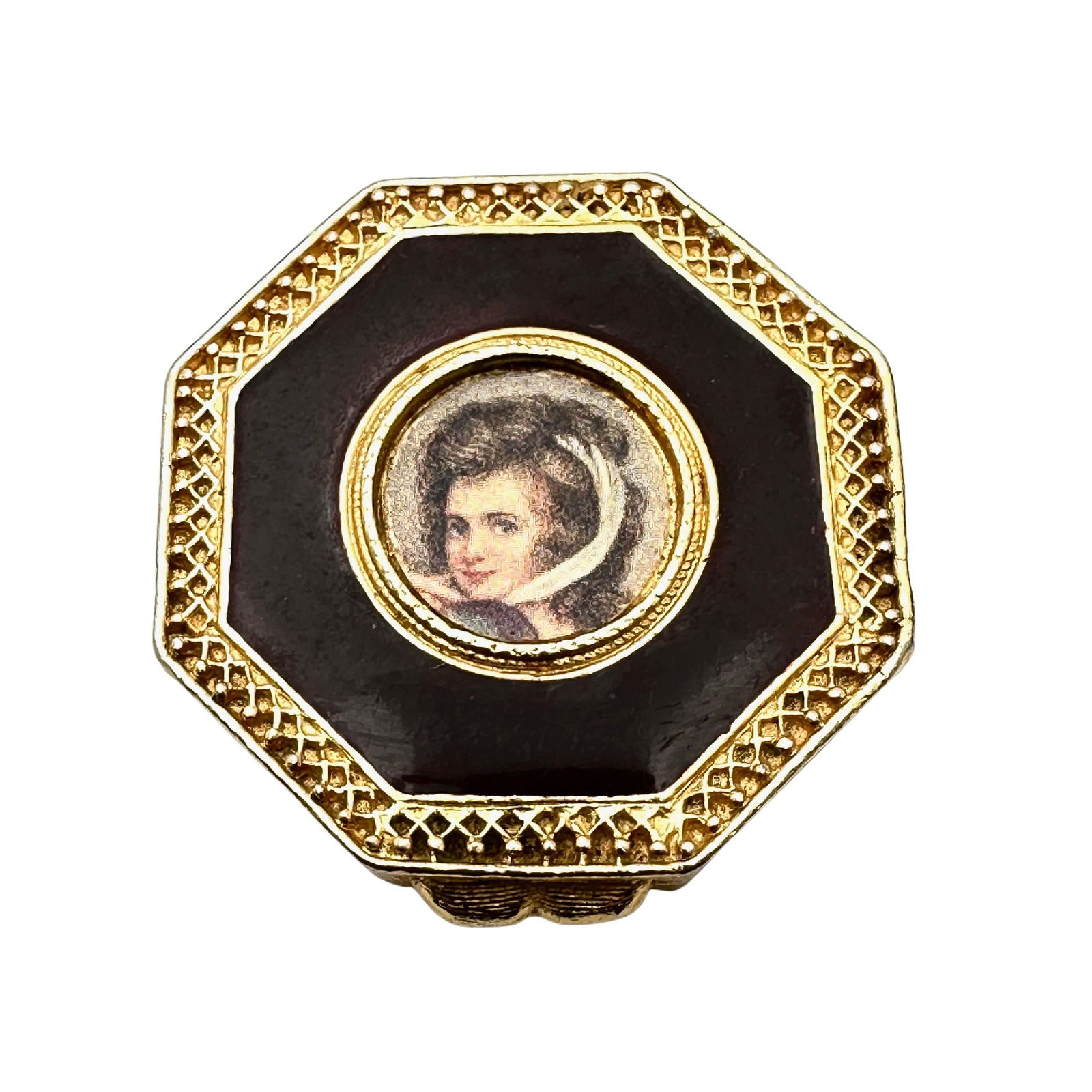Vintage Ultima Solid Perfume Compact Gold Tone 2 Inch Compact is Empty: Vintage Ultima Solid Perfume Compact Gold Tone 2 Inch Compact is Empty