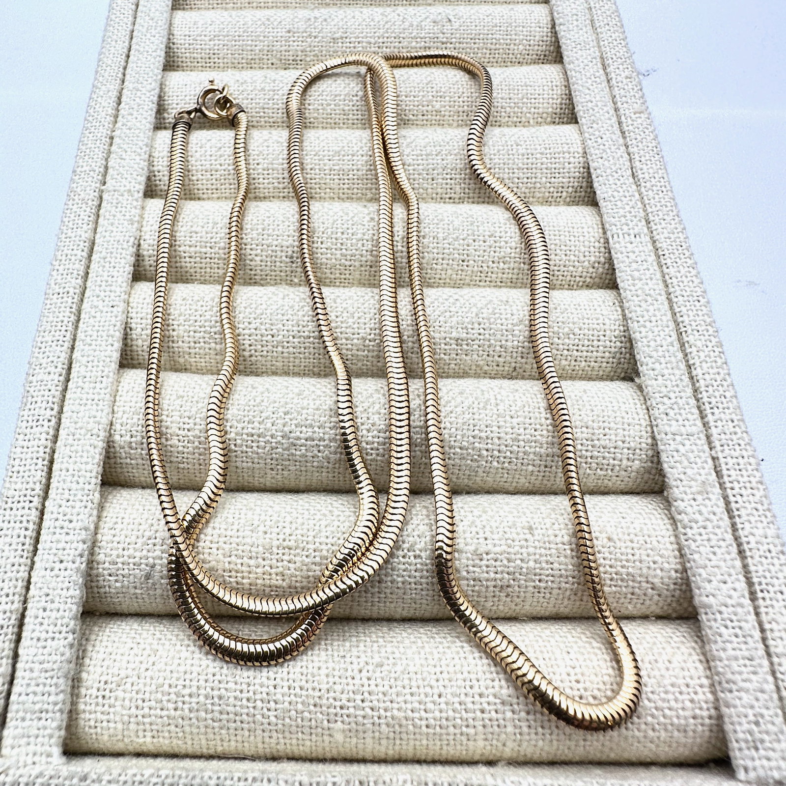 Vintage Extra Long Gold Filled Rope Chain 30 Inch Length 19 Grams (1 of 2)