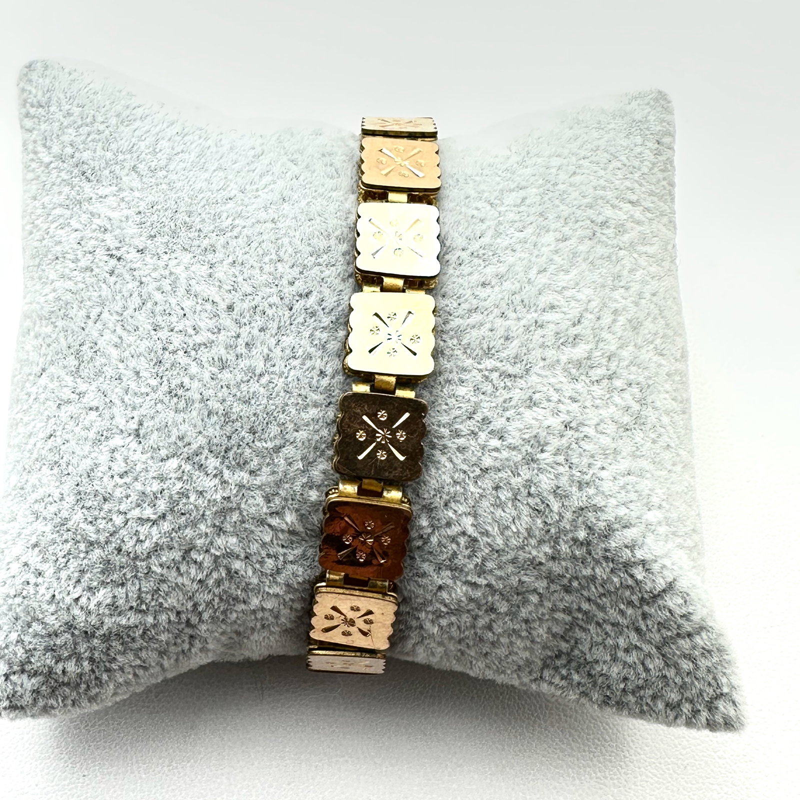 Antique Victorian Gold Filled Bracelet 6.5 Inch Length (1 of 2)