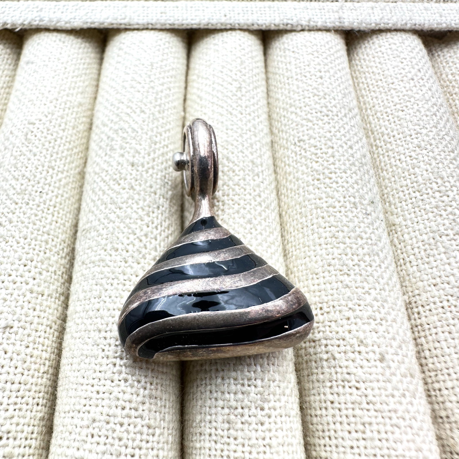 Joseph Esposito Sterling Silver Snap Pendant For Necklace with Snap Mechanism (1 of 2)