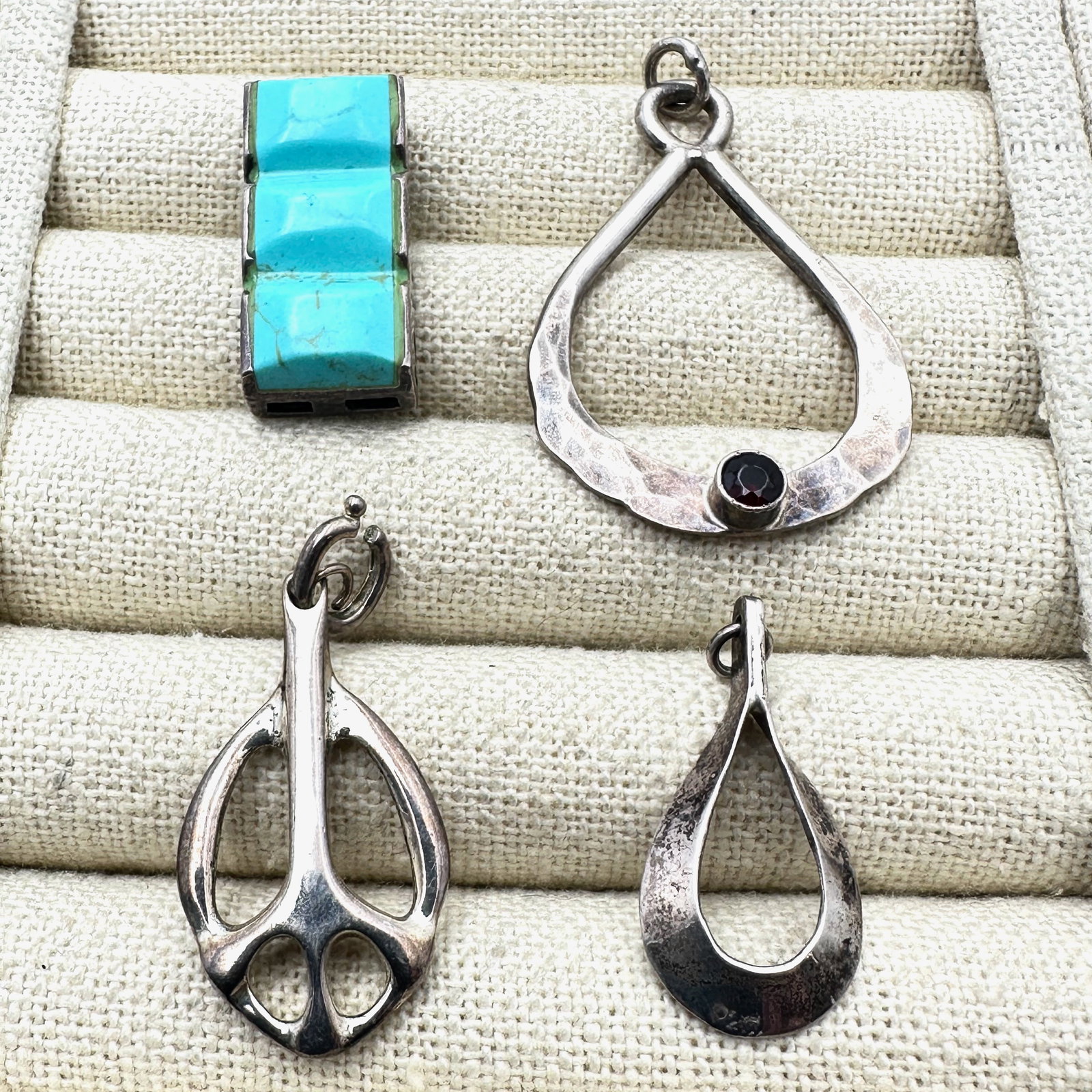 Lot of Sterling Silver Pendants Robert Lee Morris Gemstone and More (1 of 2)