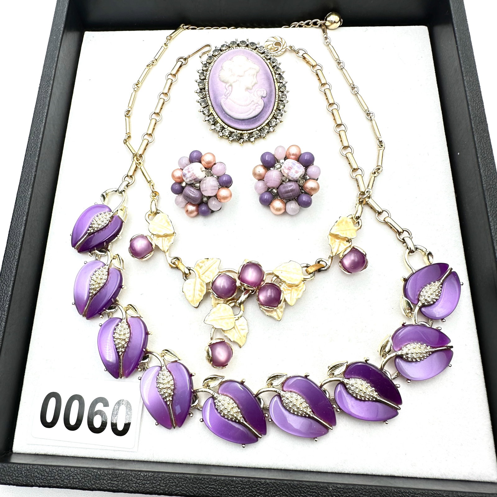 Vintage and Modern Jewelry Collection Group Purples Necklaces Earrings Brooch Pin Cameo: Vintage and Modern Jewelry Collection Group Purples Necklaces Earrings Brooch Pin Cameo