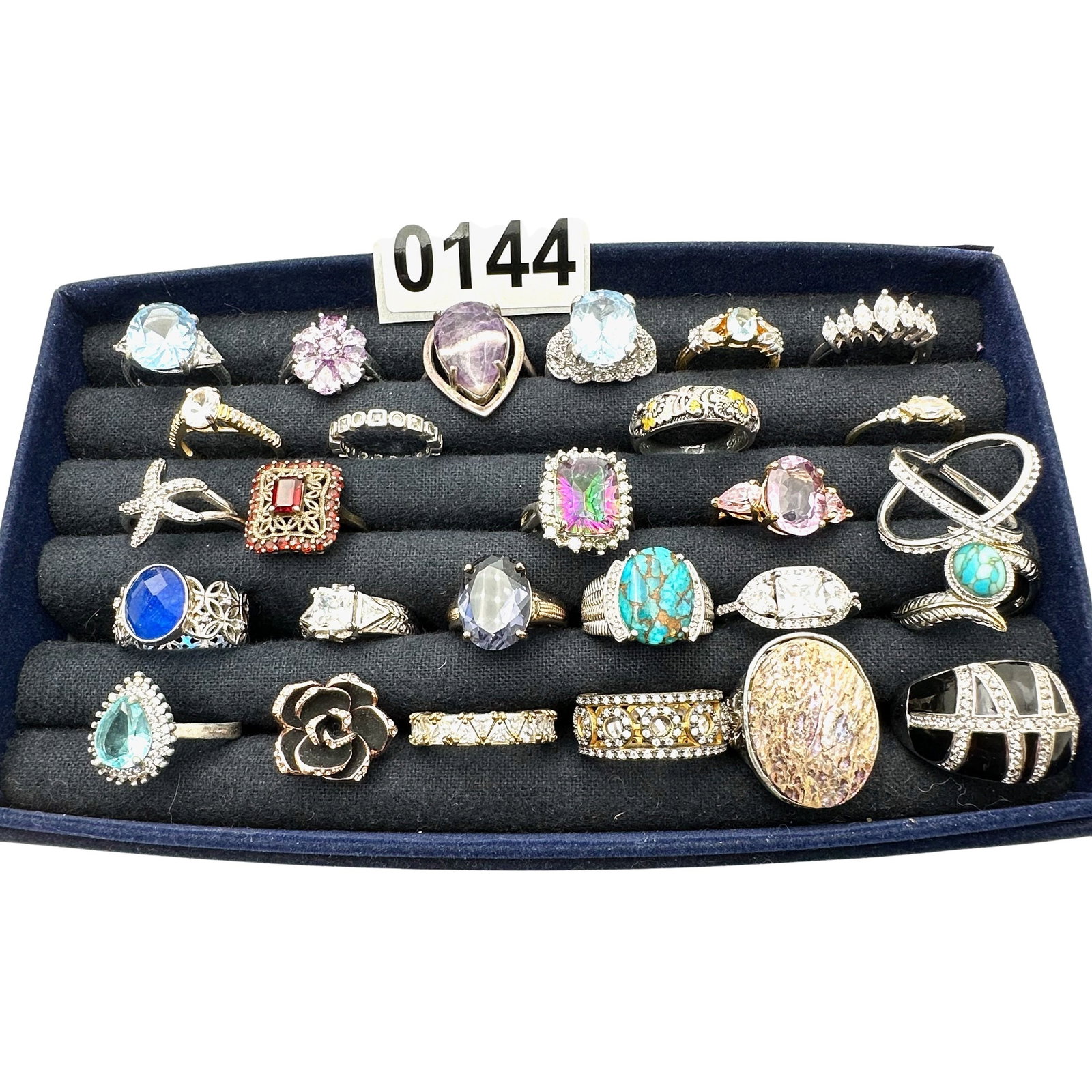 Vintage and Modern Costume Ring Lot Variety of Sizes and Styles: Vintage and Modern Costume Ring Lot Variety of Sizes and Styles