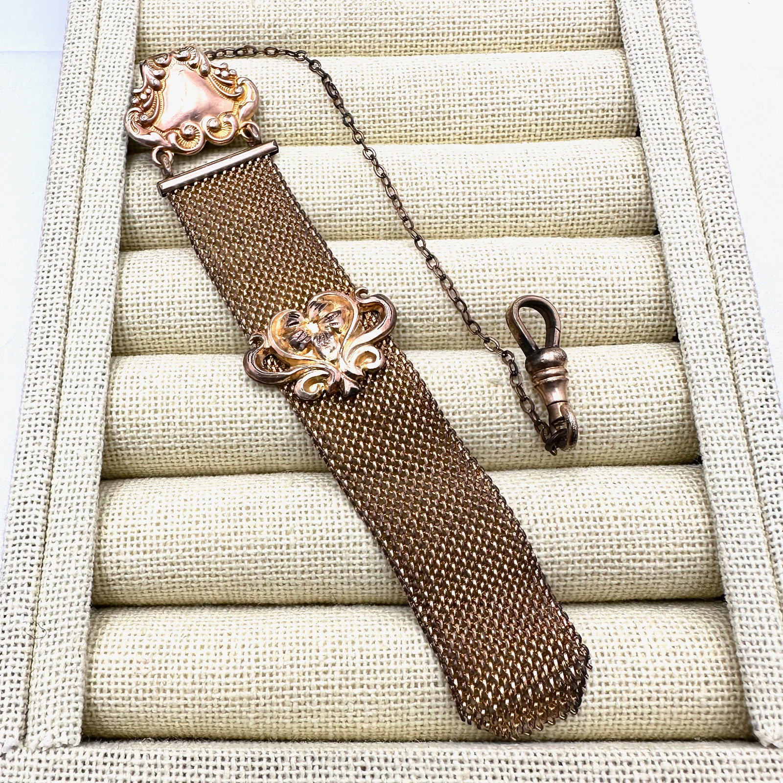 Antique Victorian Gold Filled Pocket Watch Chain 4.5 Inch Length (1 of 2)