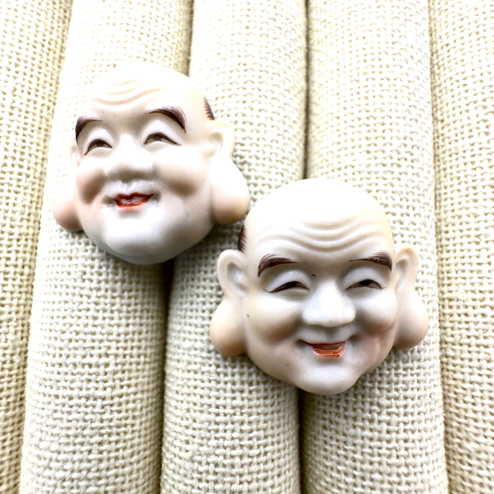 Antique Vintage Japanese Toshikane Screw Back Earrings: Antique Vintage Japanese Toshikane Screw Back Earrings