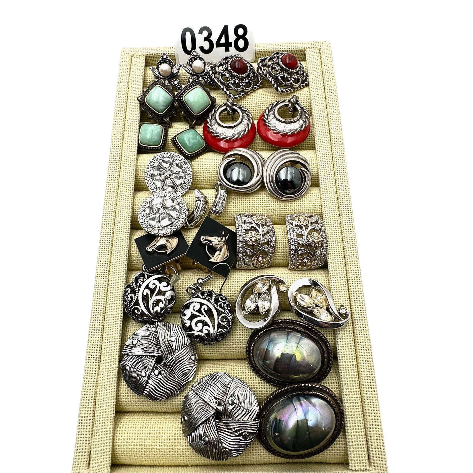 Vintage and Modern Costume Earrings Lot Variety of Styles Clip and Pierced: Vintage and Modern Costume Earrings Lot Variety of Styles Clip and Pierced