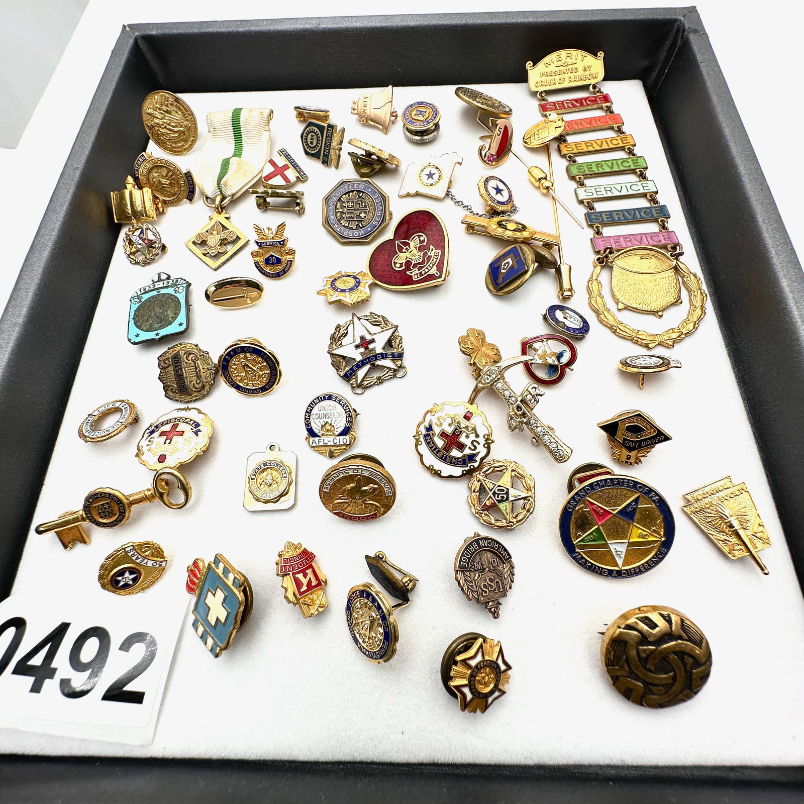 Vintage and Modern Jewelry Collection Group Gold Filled Medals Pins and More (1 of 2)