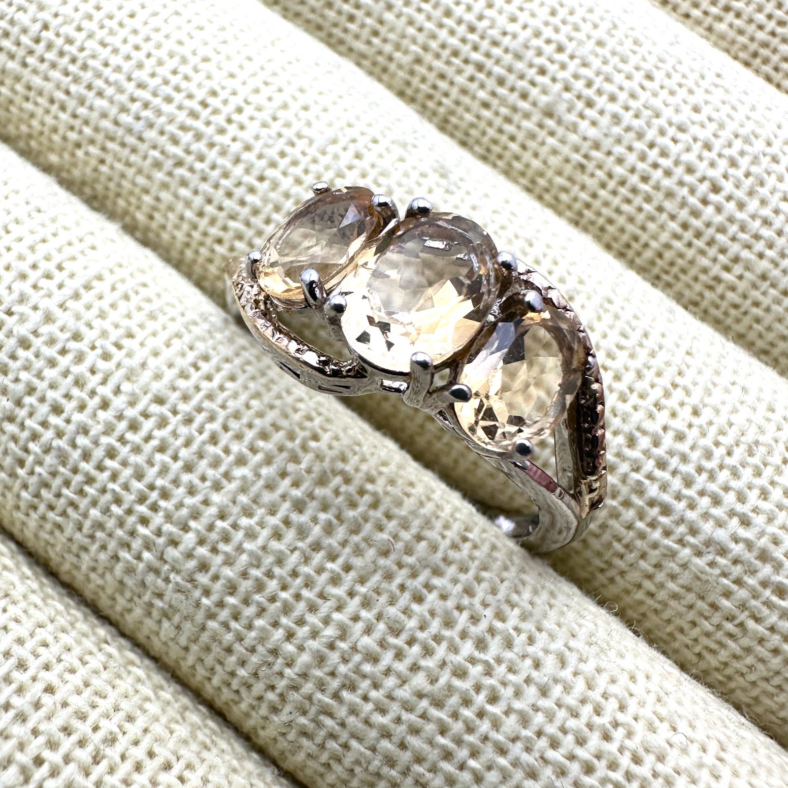 Chuck Clemency Yellow Gemstone Diamond Gold Plated Sterling Silver Ring Size 10: Chuck Clemency Yellow Gemstone Diamond Gold Plated Sterling Silver Ring Size 11