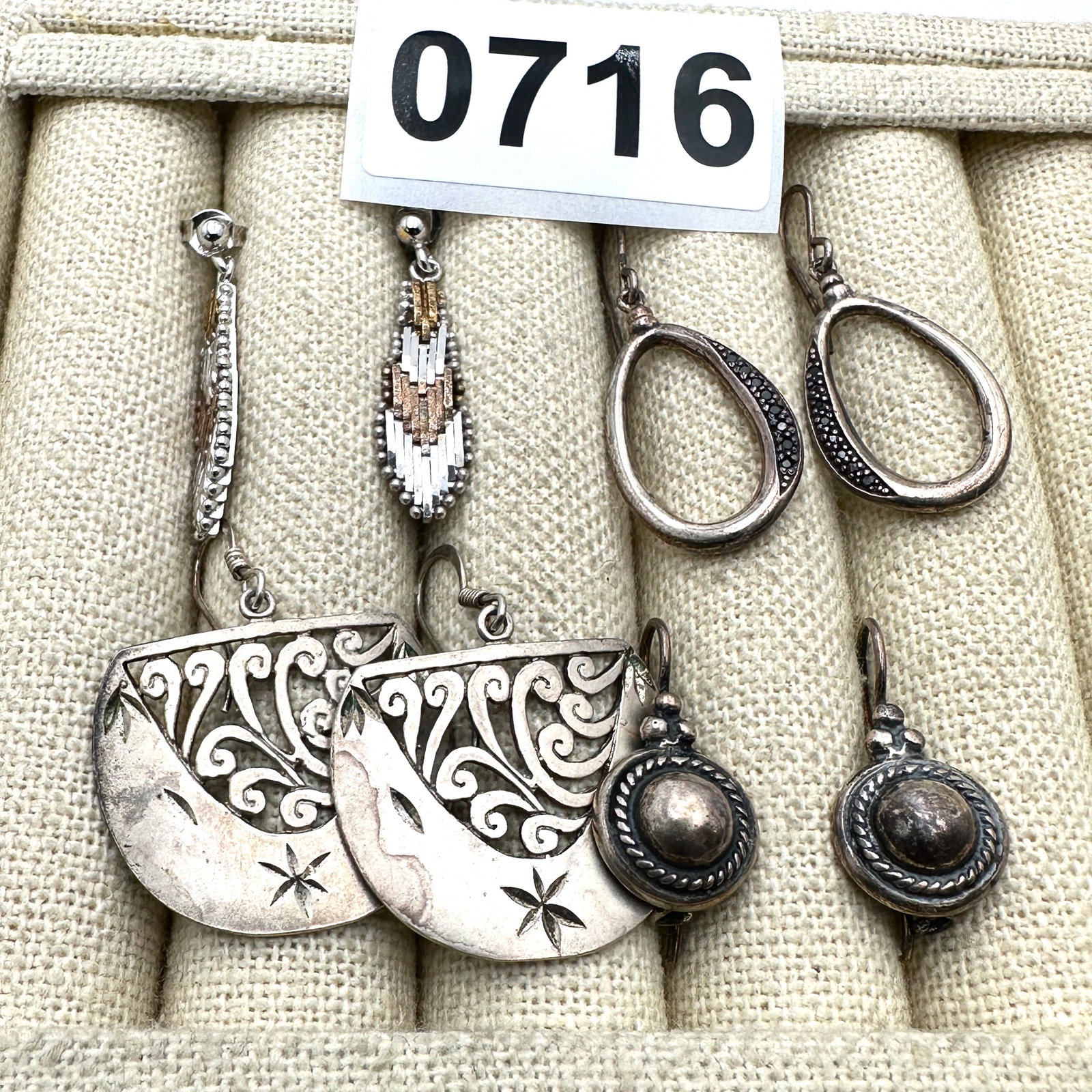 Group of Sterling Silver Earrings (1 of 2)