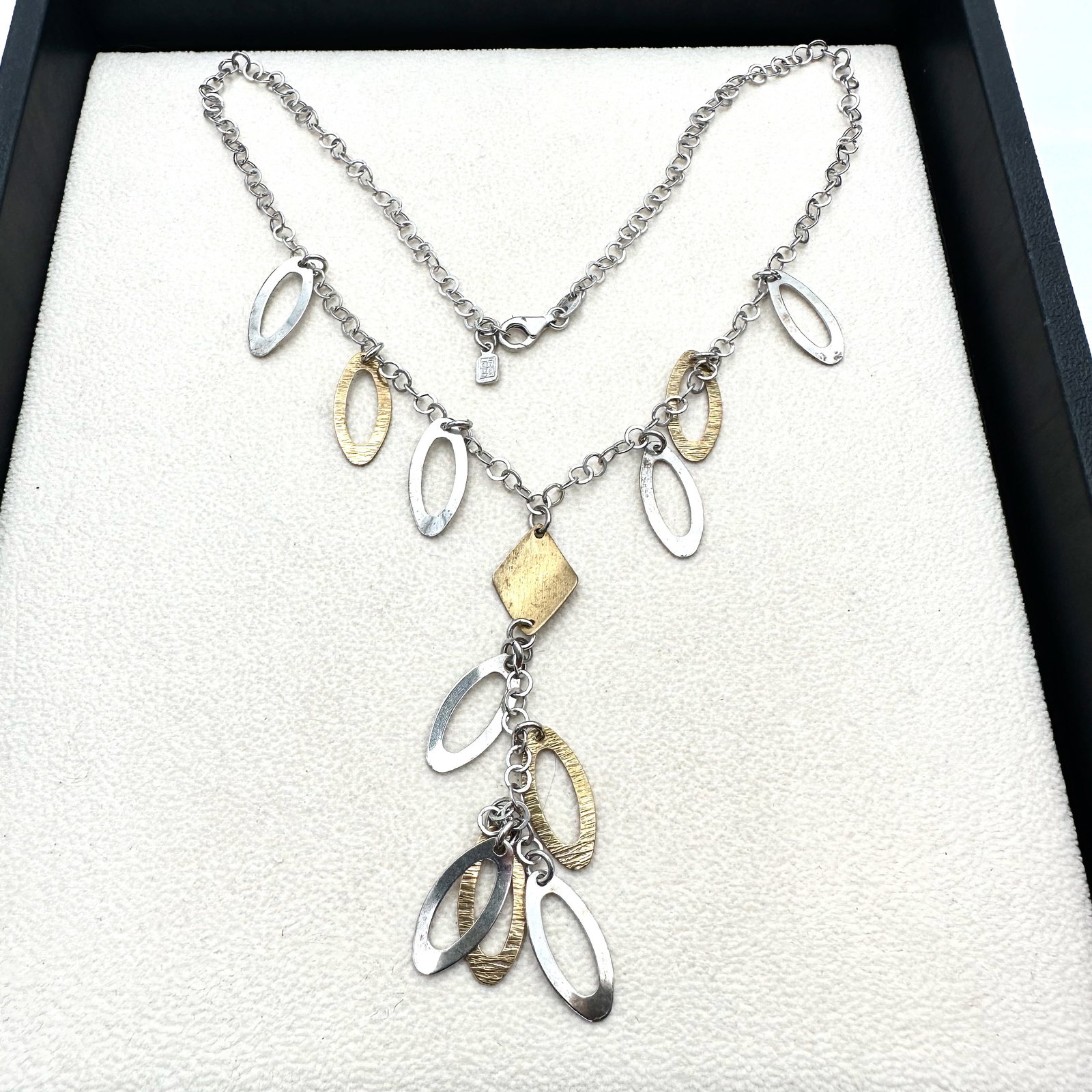 Sterling Silver Textured Circle Charm Necklace 17 Inch Wearable Length Additional 4 Inch Center Drop: Sterling Silver Textured Circle Charm Necklace 17 Inch Wearable Length Additional 4 Inch Center Drop