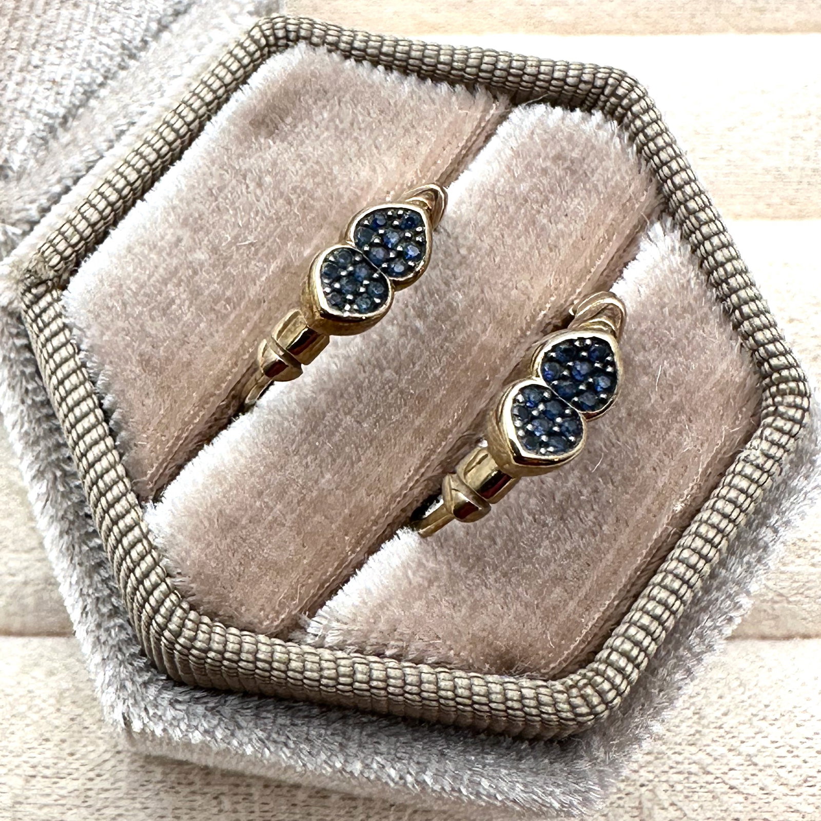 Black Diamond Gold Plated Sterling Silver Pierced 3/4 Inch Hoop Earrings Box Included: Black Diamond Gold Plated Sterling Silver Pierced 3/4 Inch Hoop Earrings Box Included