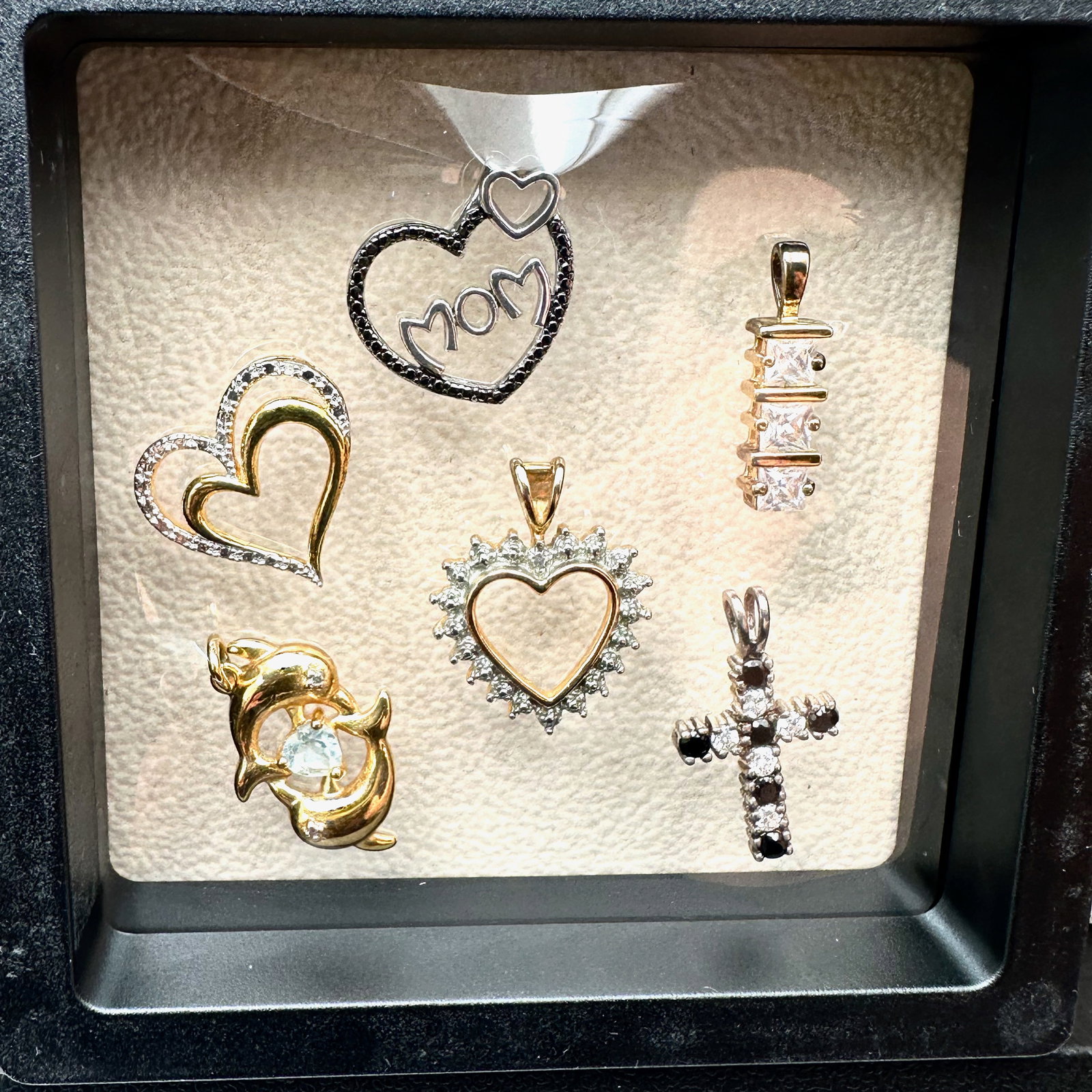 Sterling Silver Lot of Pendants Gemstones CZ Diamond and More (1 of 2)