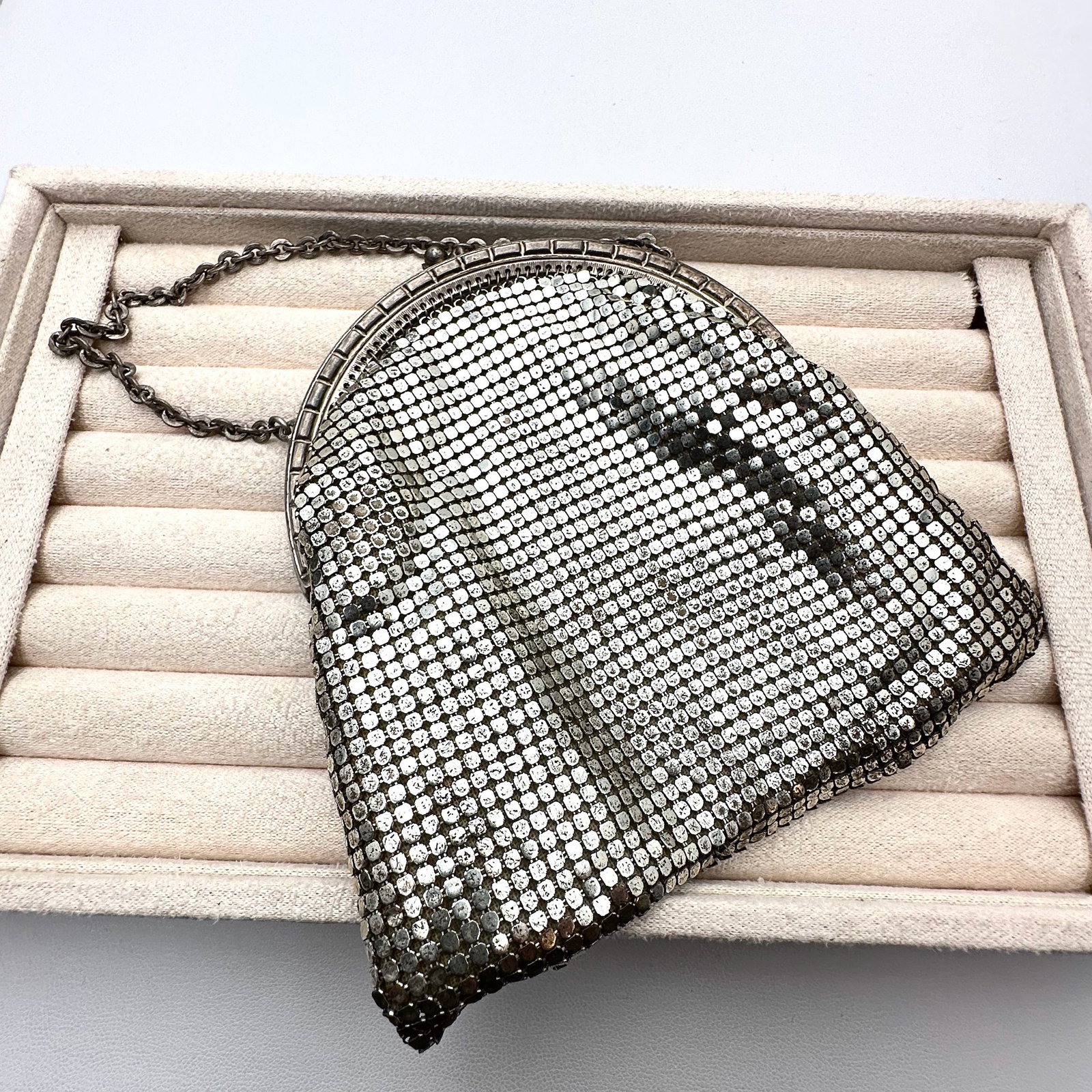 Vintage Silver Mesh Small Purse Whiting and Davis? (1 of 2)